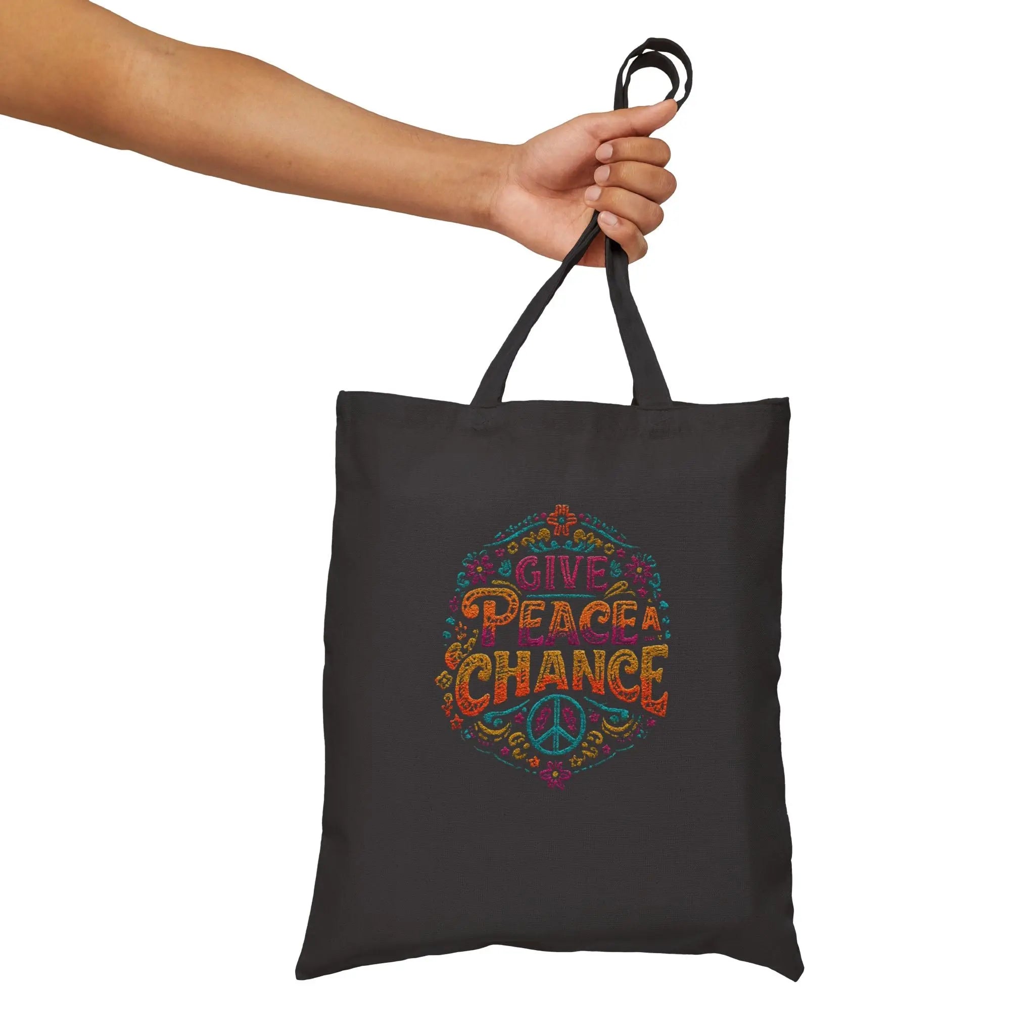 Give Peace A Chance | Buy World Peace Tote Bag | Teezers Apparel - Teezers