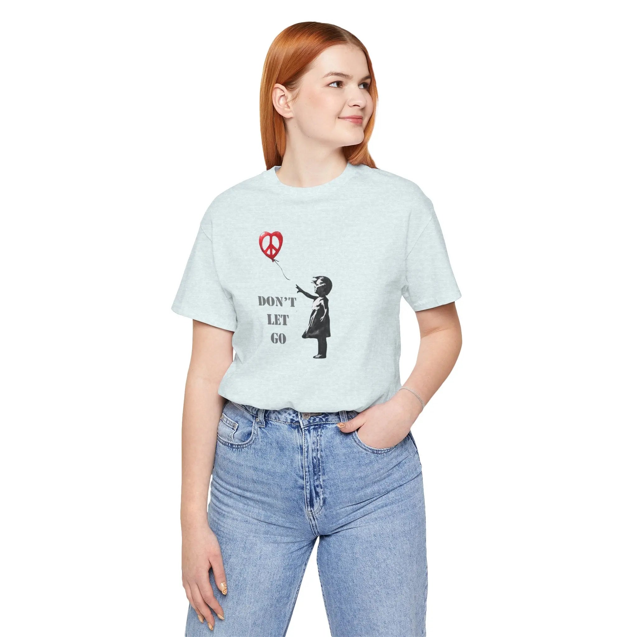Don't Let Go Unisex T-Shirt | Buy World Peace Graphic Tee | Teezers Apparel - Teezers