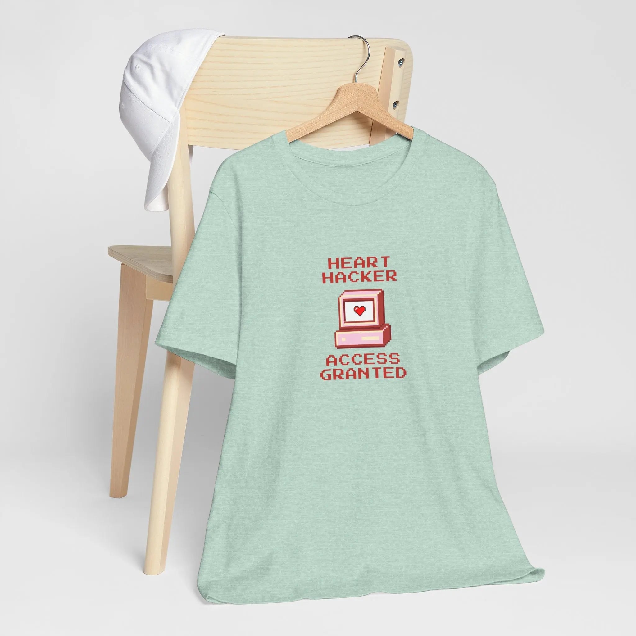 Heart Hacker Access Granted Unisex T-Shirt - Teezers