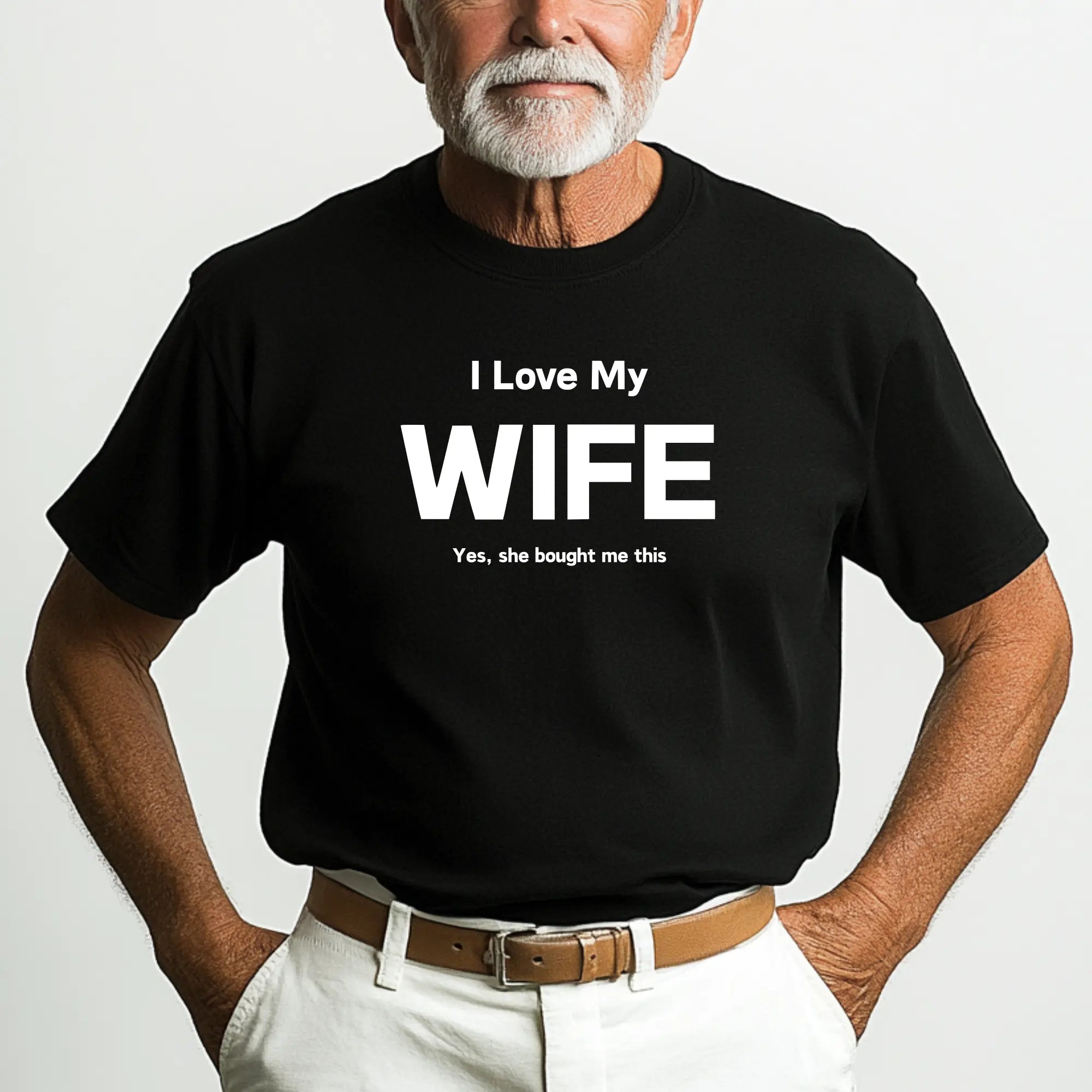 I Love My Wife Men T-Shirt - Teezers