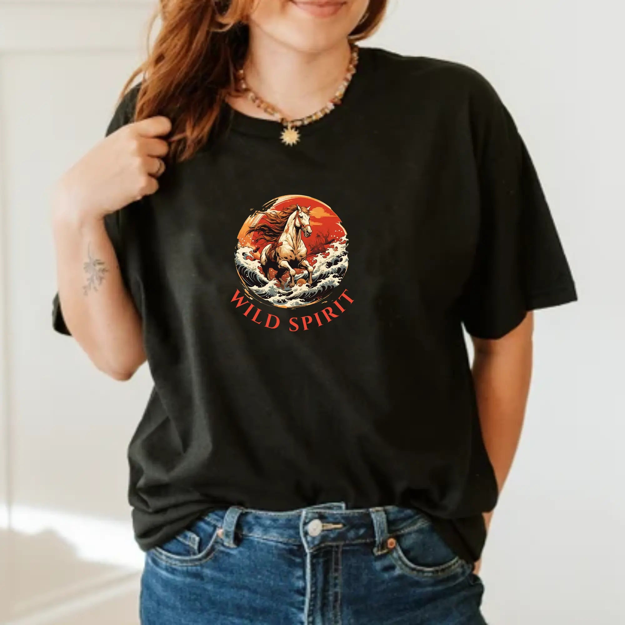 Wild Spirit Graphic Unisex T-Shirt Printify