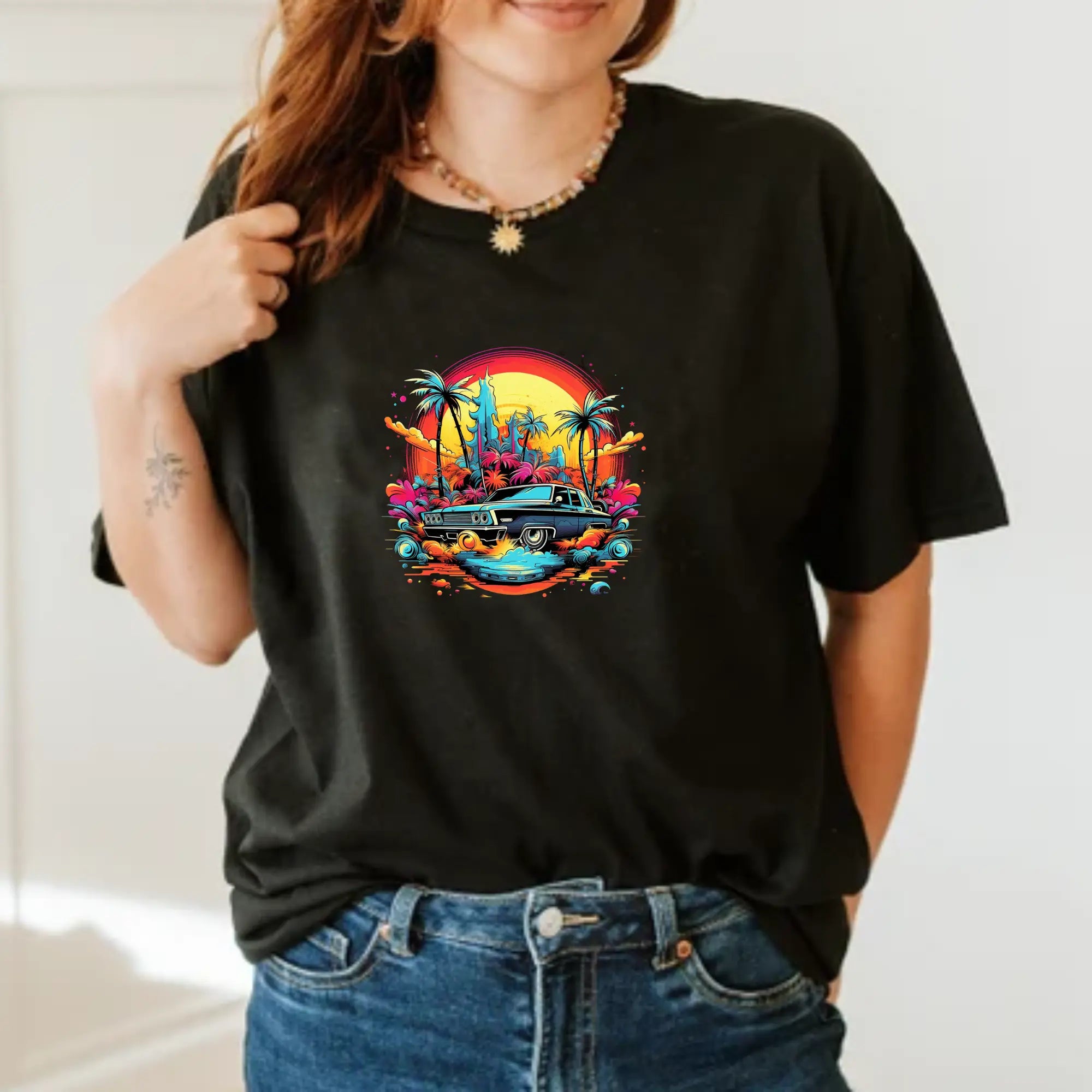 Retro Car Unisex T-Shirt - Teezers