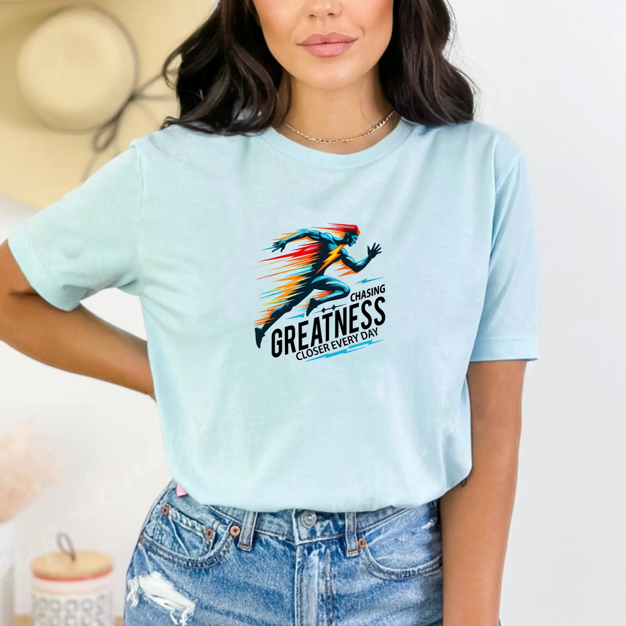 Chasing Greatness Unisex T-Shirt | Chasing Greatness Motivational T‑shirt | Teezers Apparel - Teezers