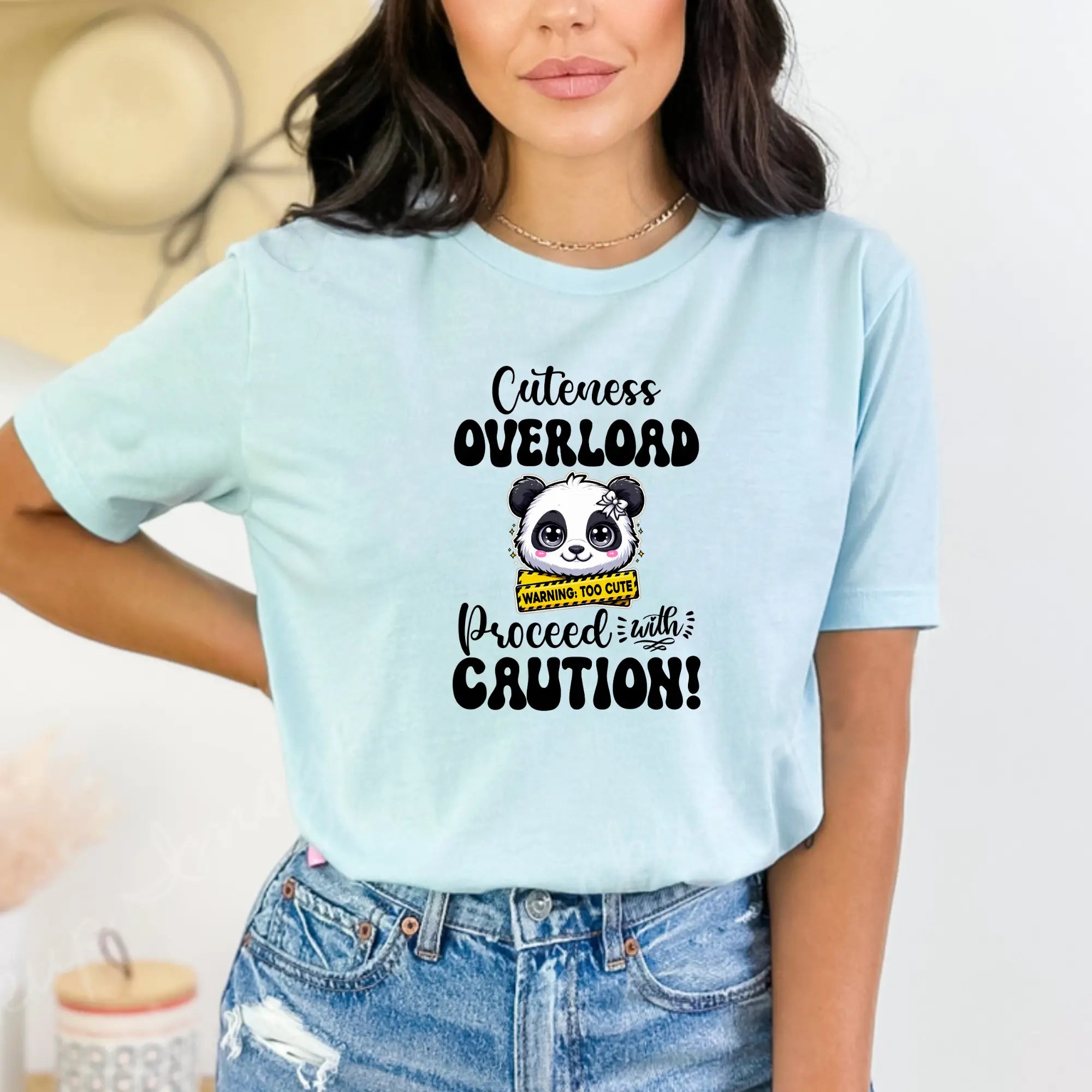 Cuteness Overload Proceed with Caution Unisex T-Shirt - Teezers