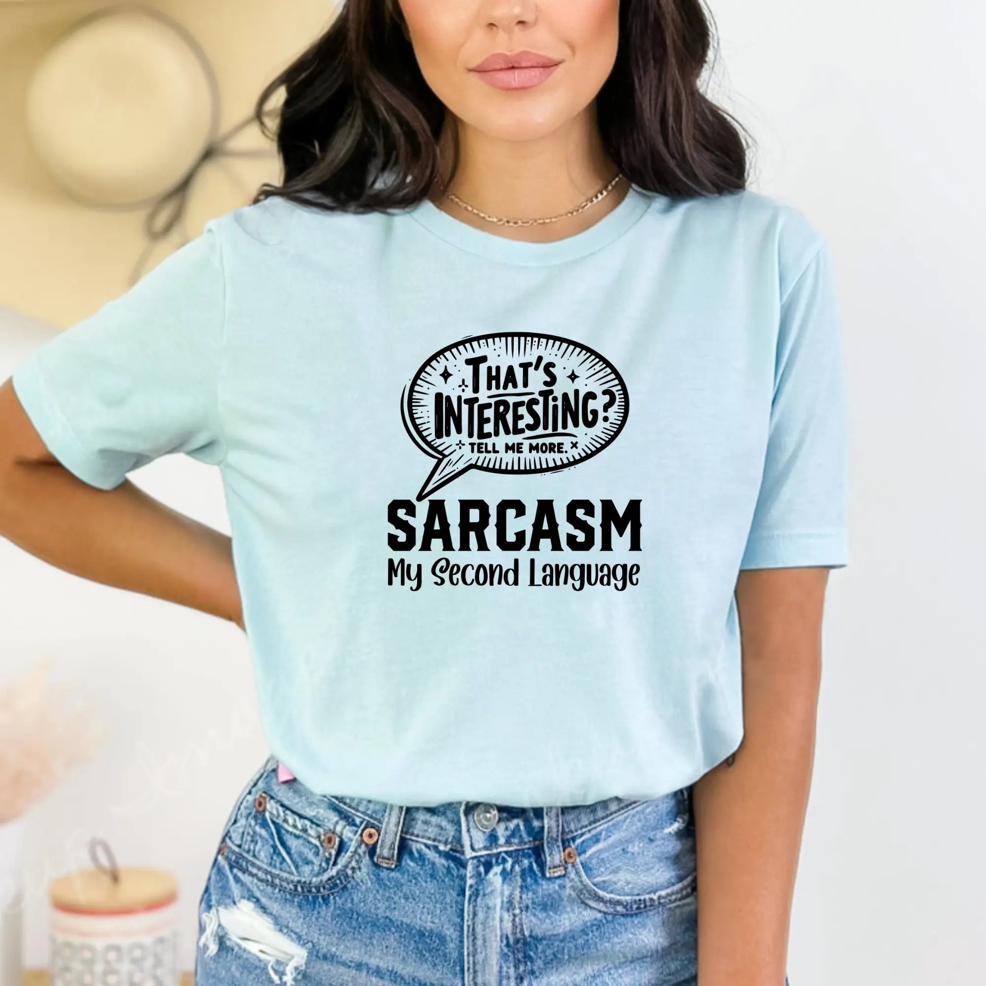 That's Interesting Tell Me More Unisex Tshirt - Teezers