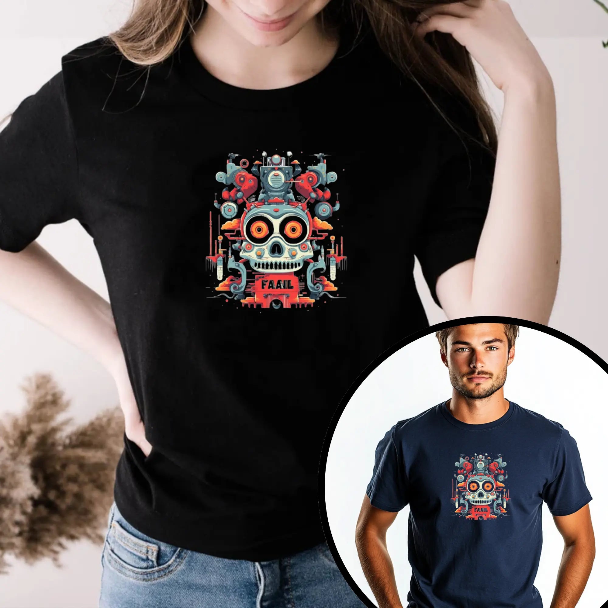 Robot 1 Unisex T-Shirt - Teezers