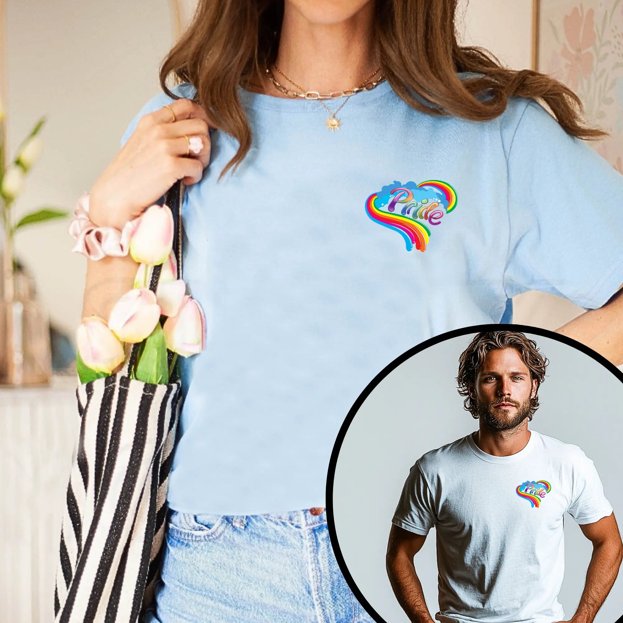 Evergreen Pride Design Teezer's Original Unisex T-shirt | LGBTQ Tshirt Design | Teezers Apparel - Teezers