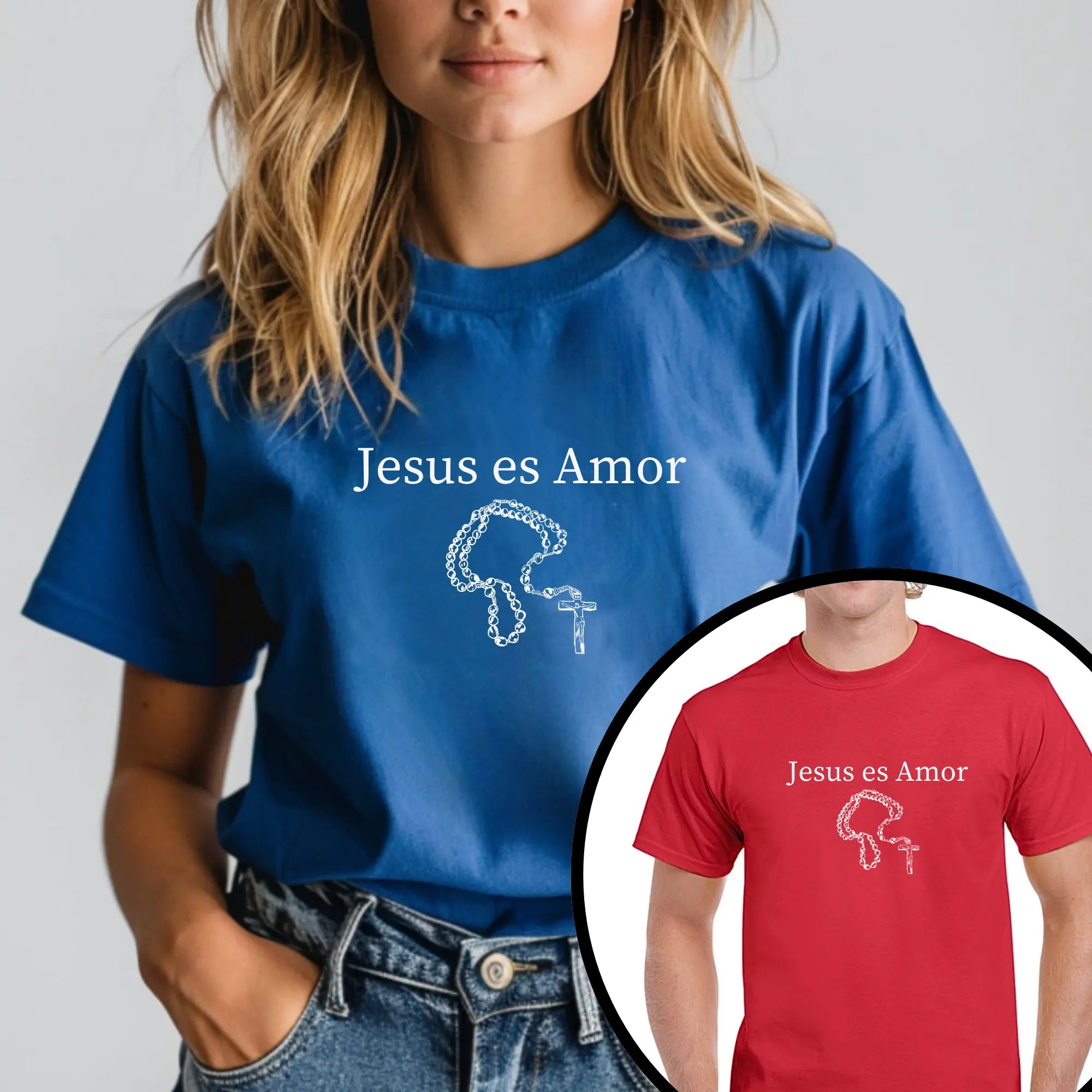 Jesus es Amor Unisex T-Shirt - Teezers