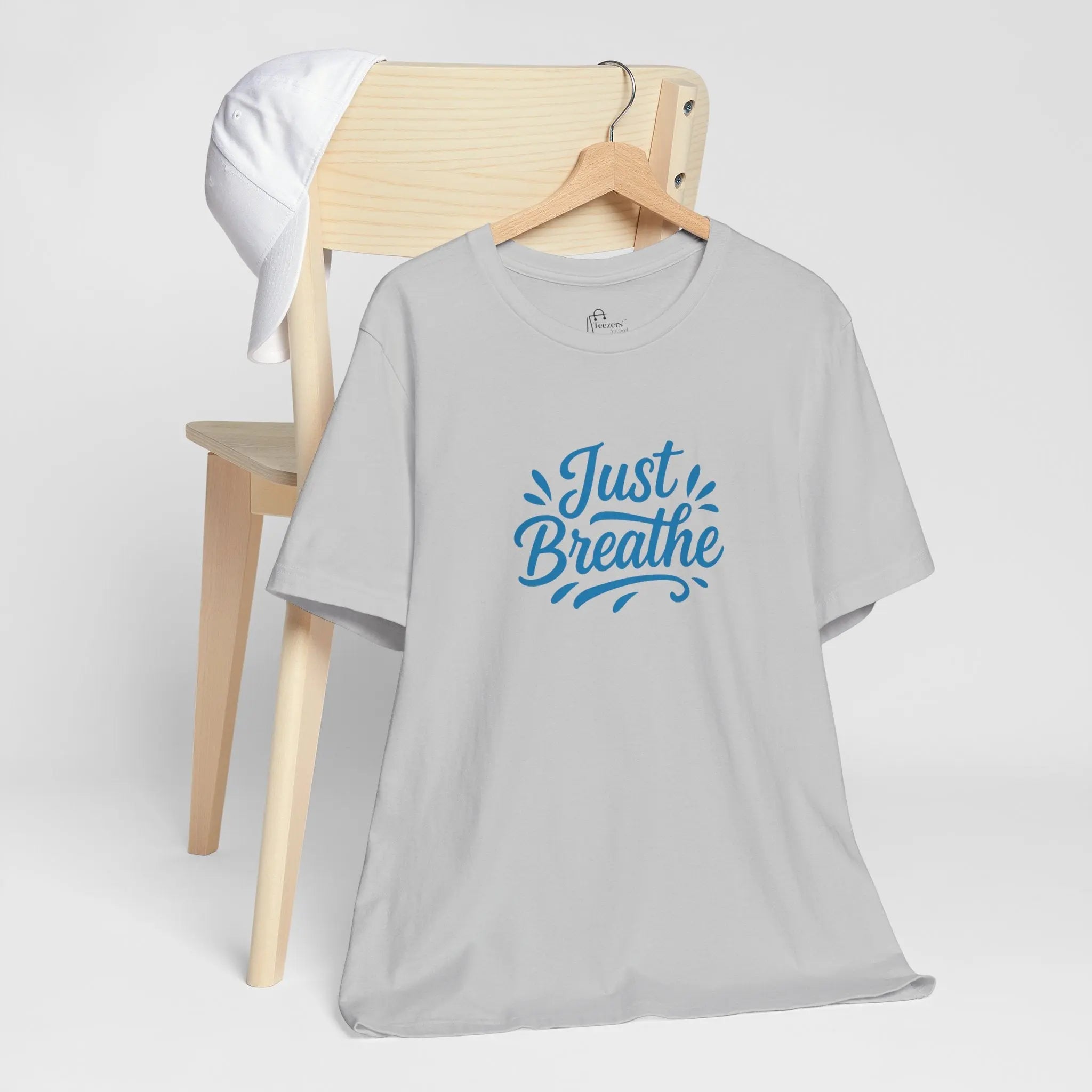 "Just Breathe" Motivational T-Shirt for Women – Empowering Self-Care Tee, Mental Health Awareness Shirt, Gift for Her - Teezers