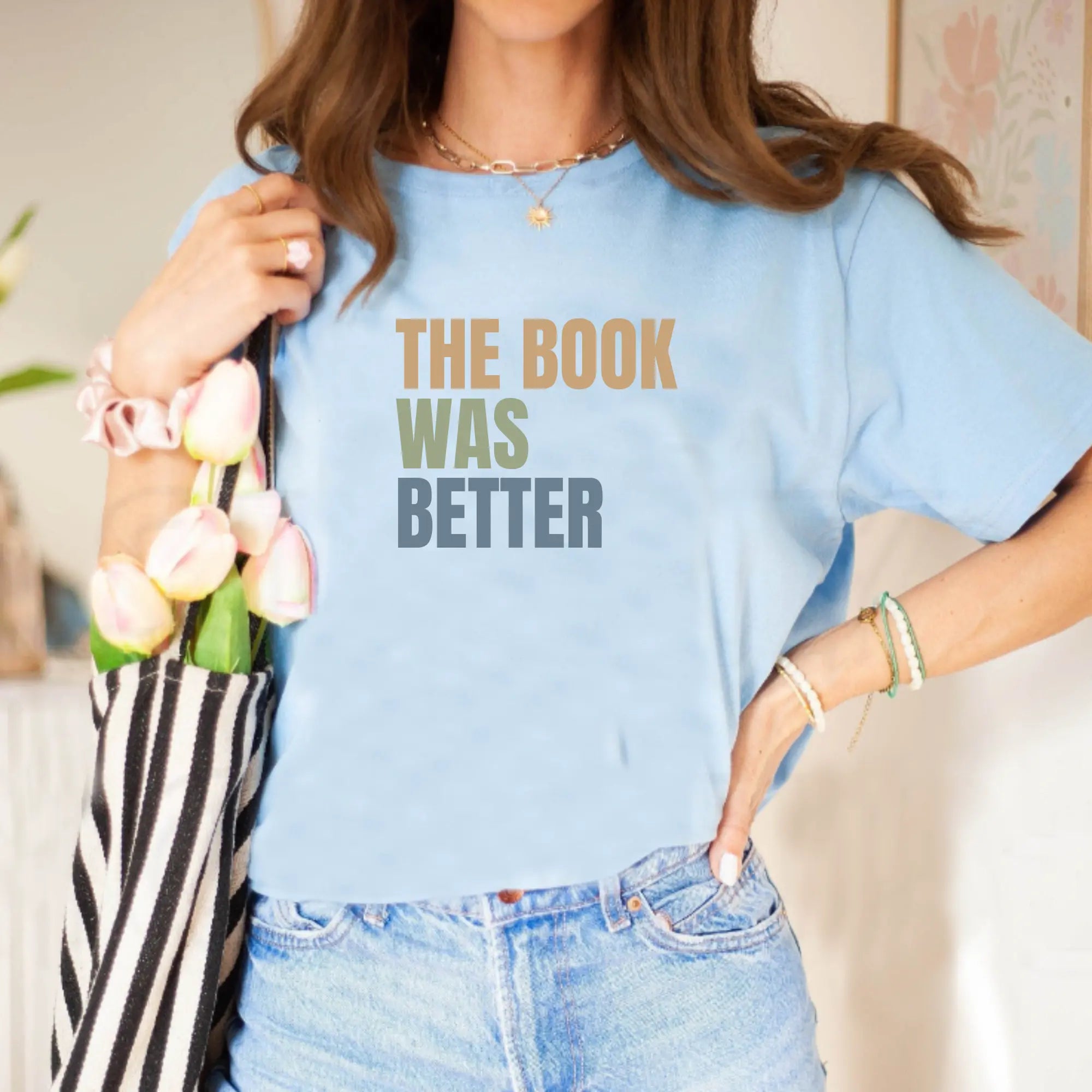 The Book Was Better Unisex Tshirt Printify