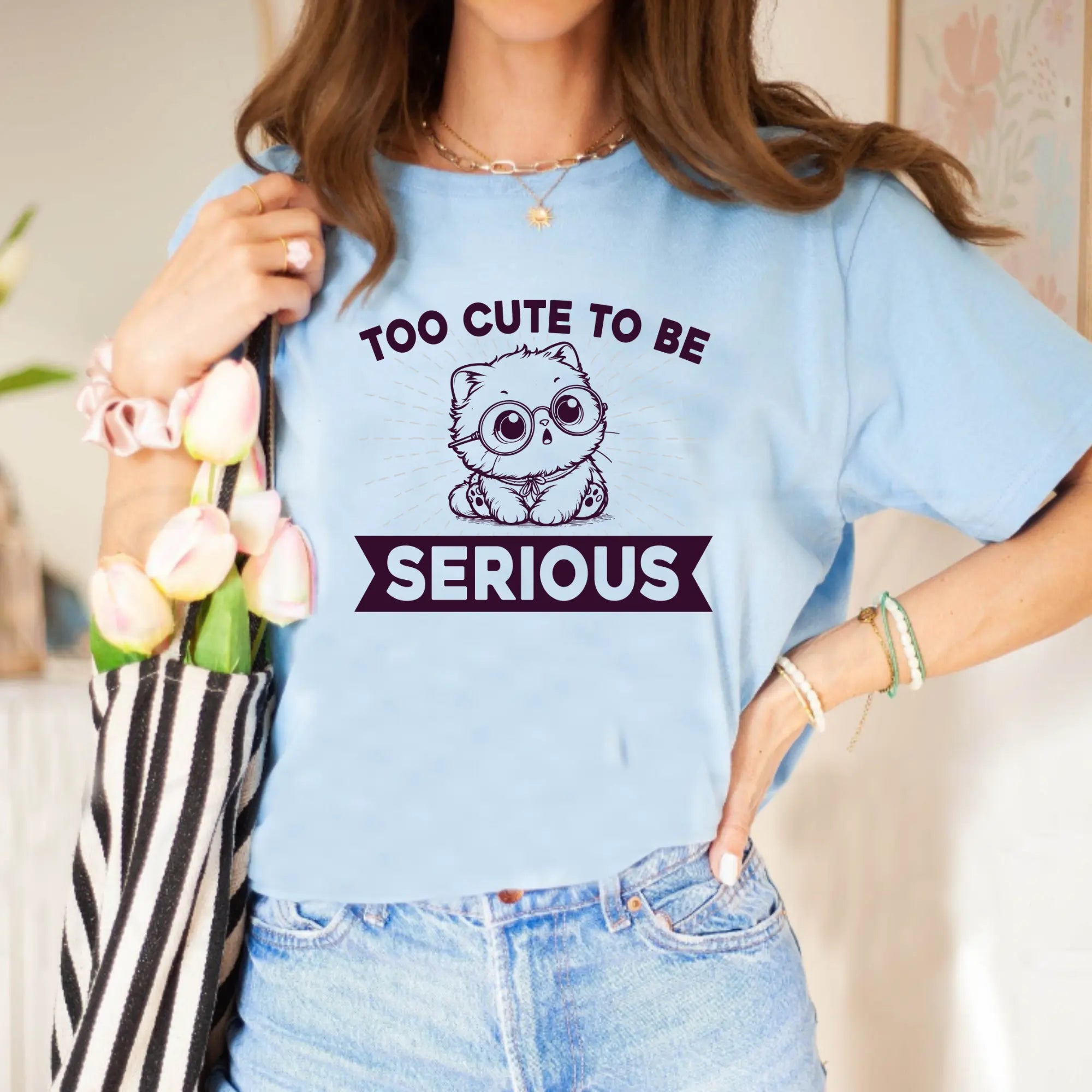 Too Cute to Be Serious Unisex Tee - Teezers