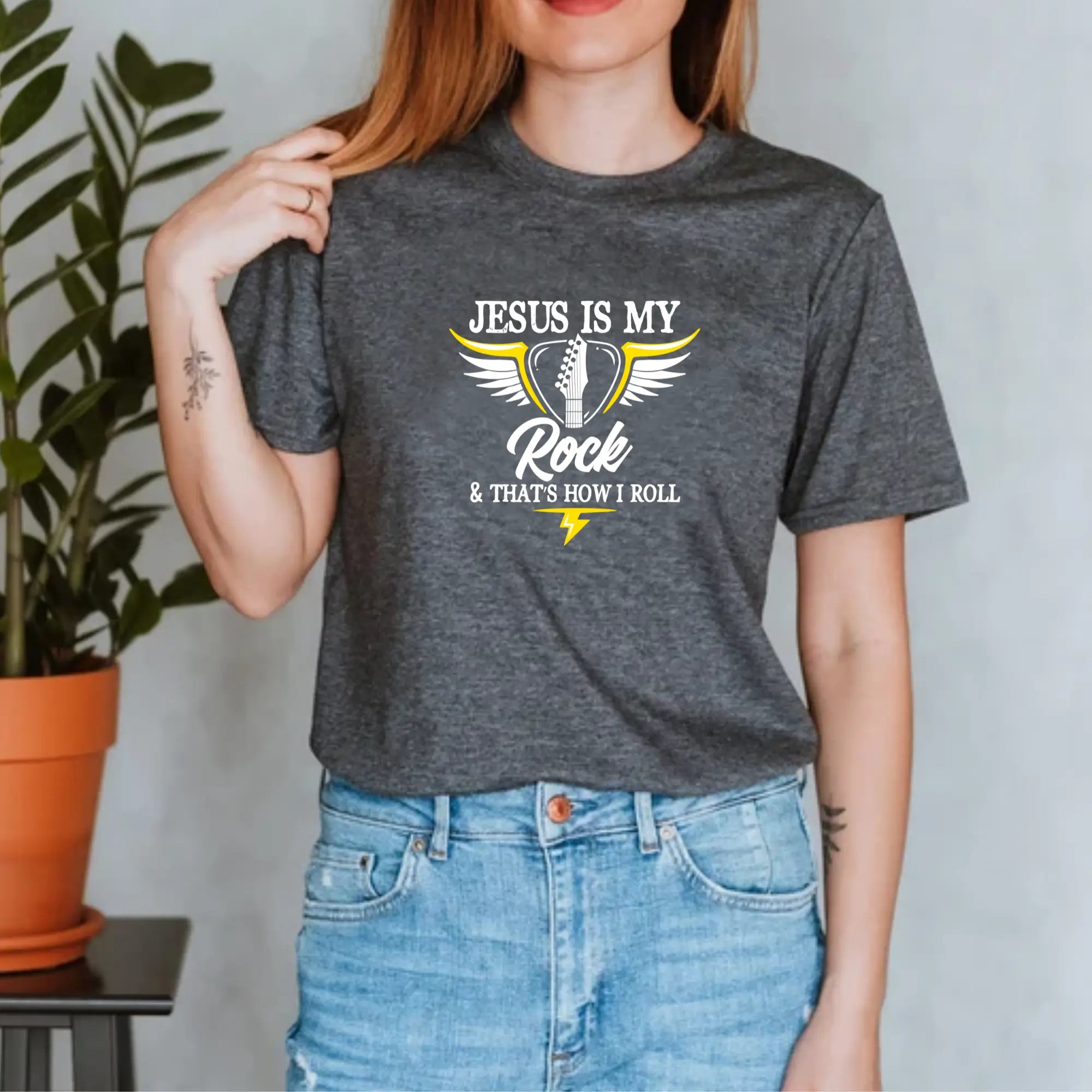 Jesus Is My Rock Unisex T-shirt - Teezers
