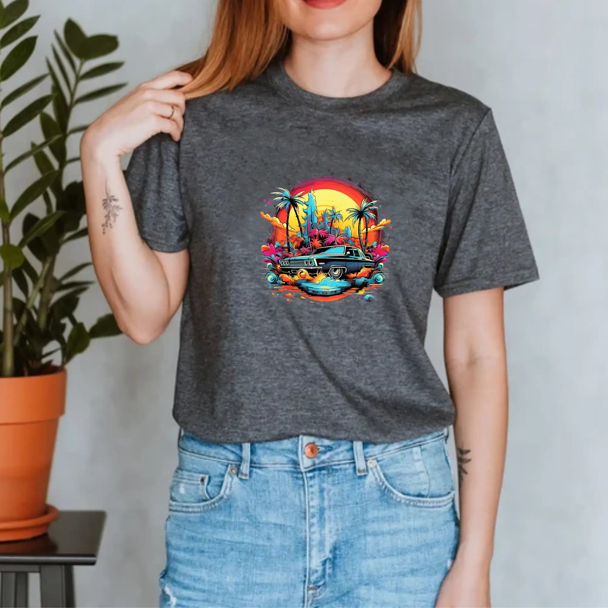 Retro Car Unisex T-Shirt - Teezers