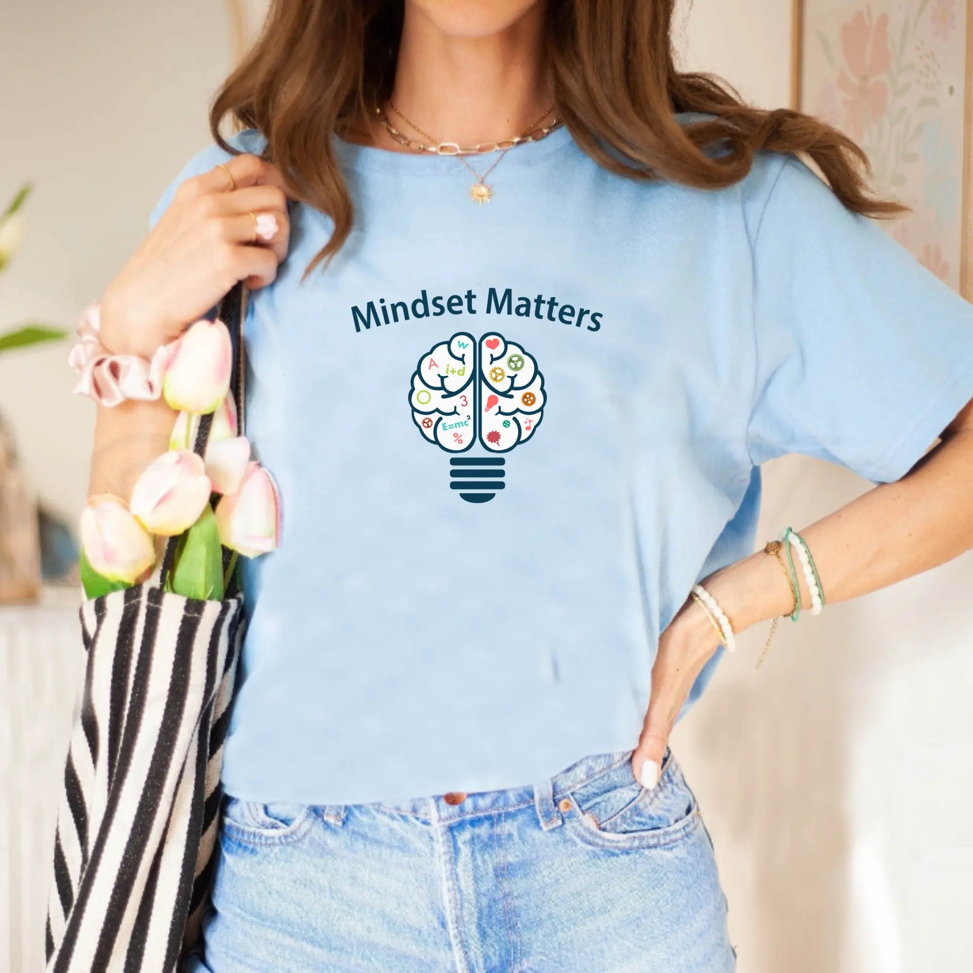 Mindset Matters Motivational Unisex T-Shirt - Teezers