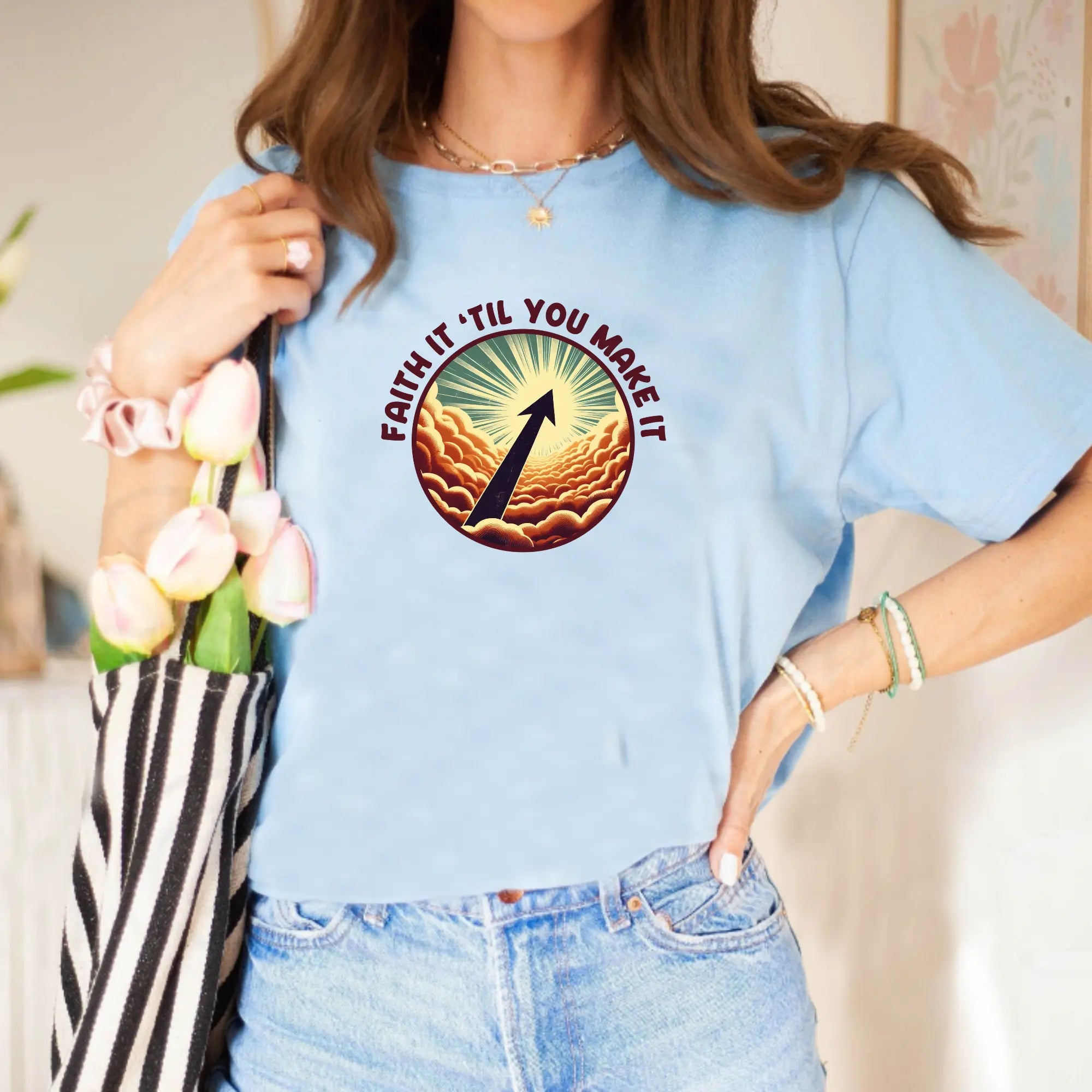 Faith It Til You Make It Unisex T-Shirt - Teezers