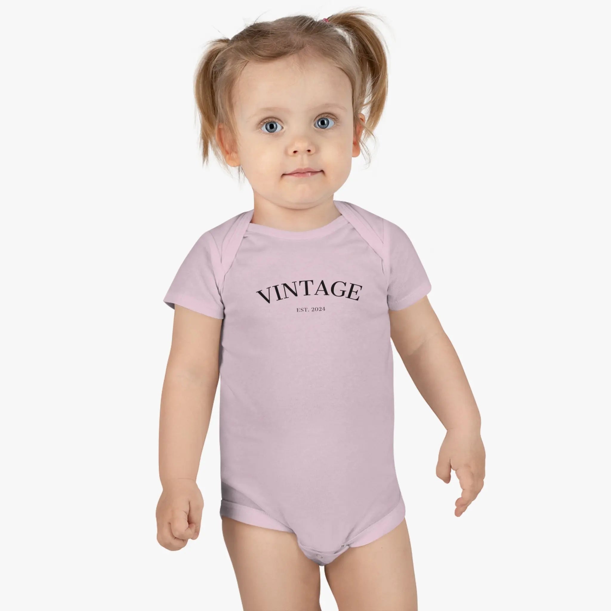 Baby Short Sleeve Onesie® Vintage EST 2024 - Teezers