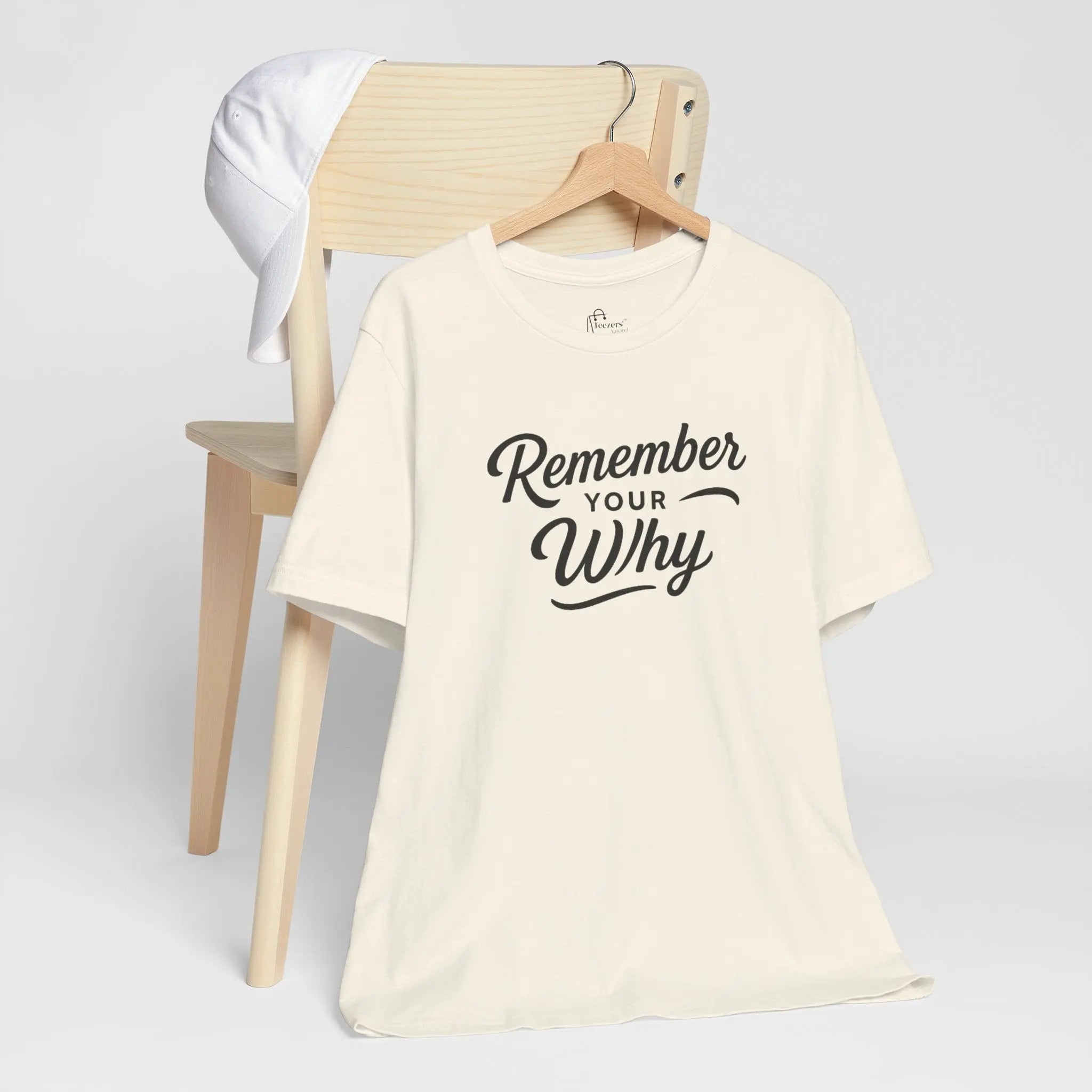 "Remember Your Why" Women’s Empowerment T-Shirt – Motivational Quote Shirt, Inspirational Gift for Her, Strong Woman Tee - Teezers