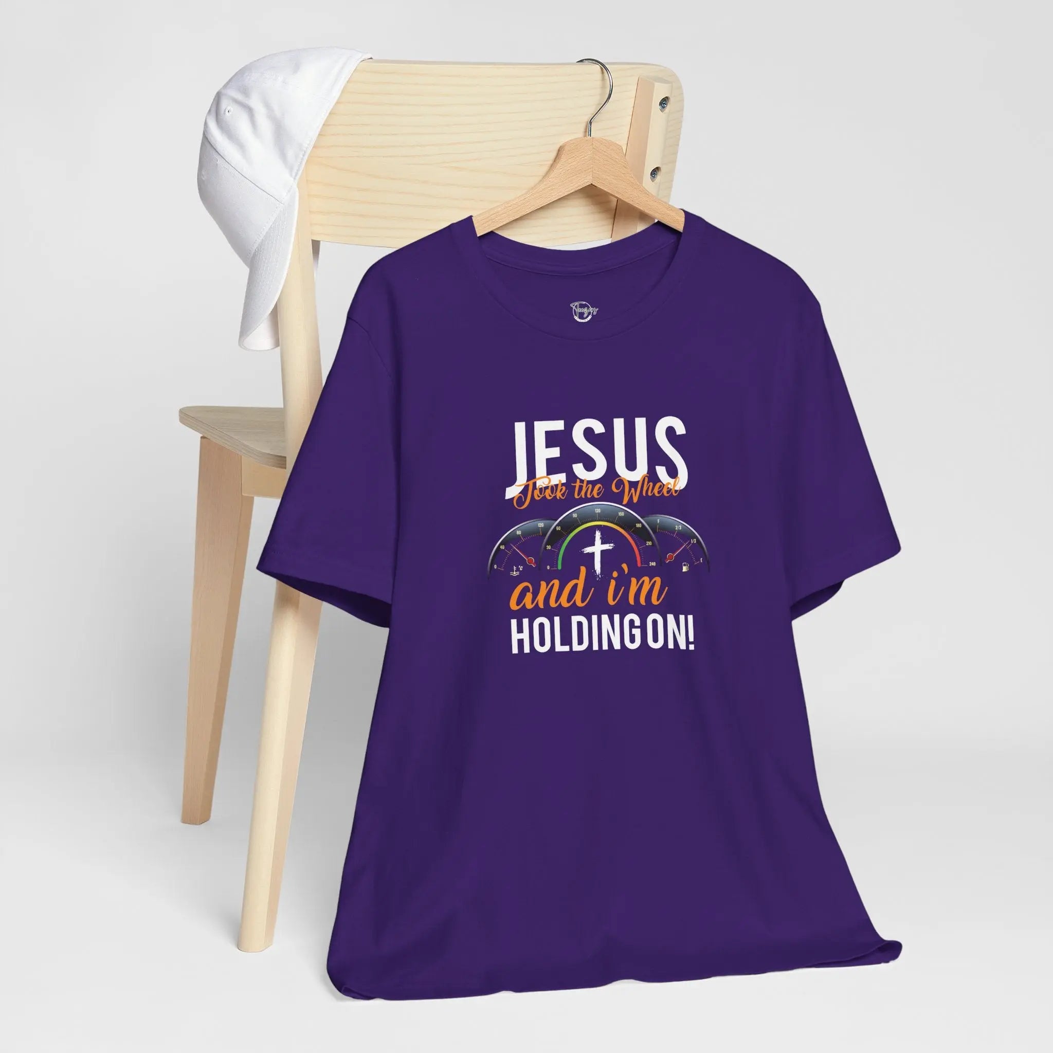 Jesus Takes the Wheel and I’m Holding On Unisex T-shirt - Teezers