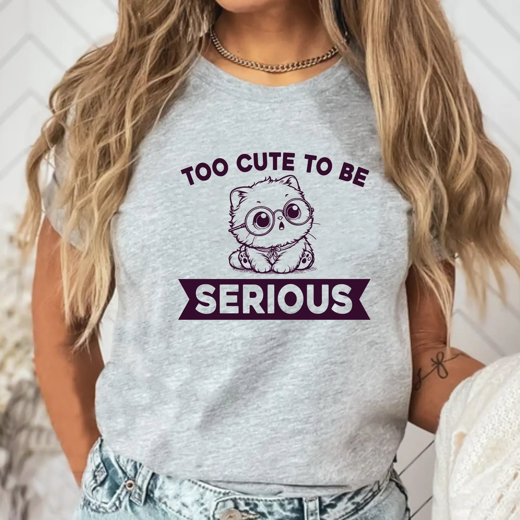 Too Cute to Be Serious Unisex Tee - Teezers