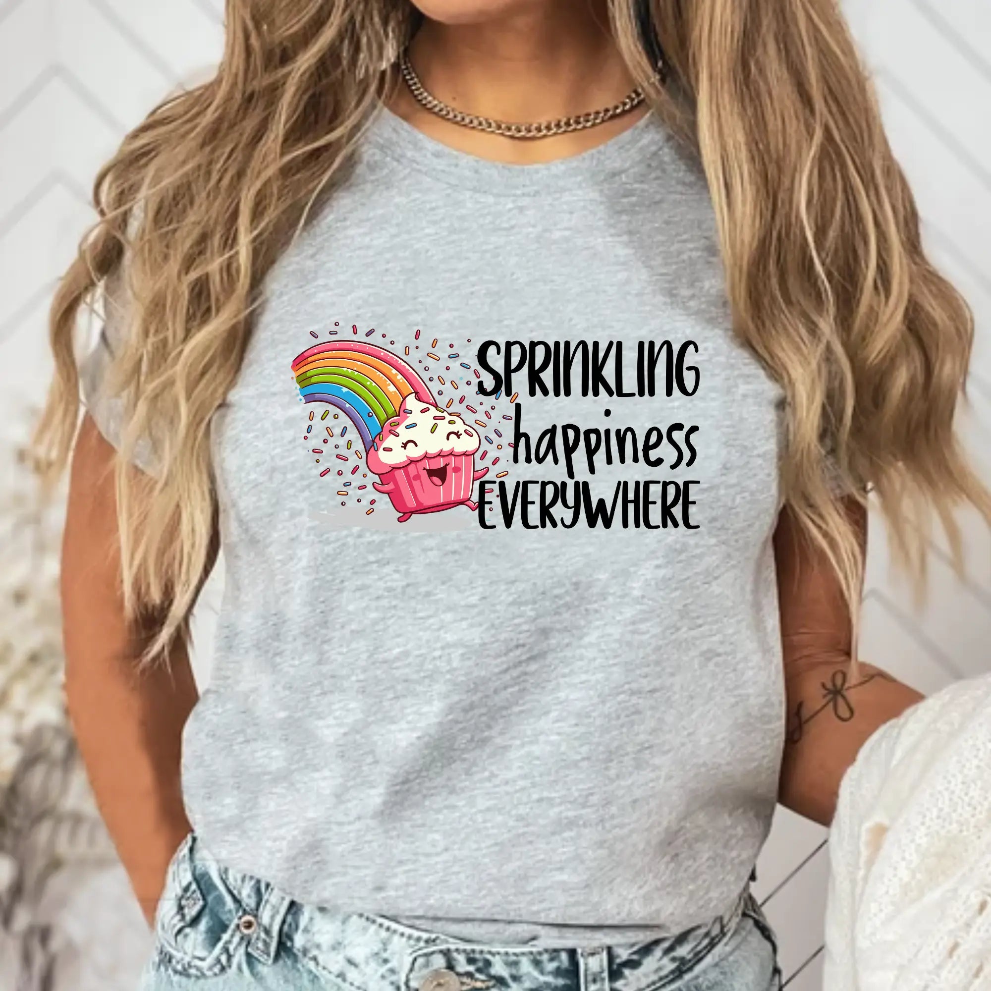Sprinkling Happiness Everywhere Unisex T-Shirt - Teezers
