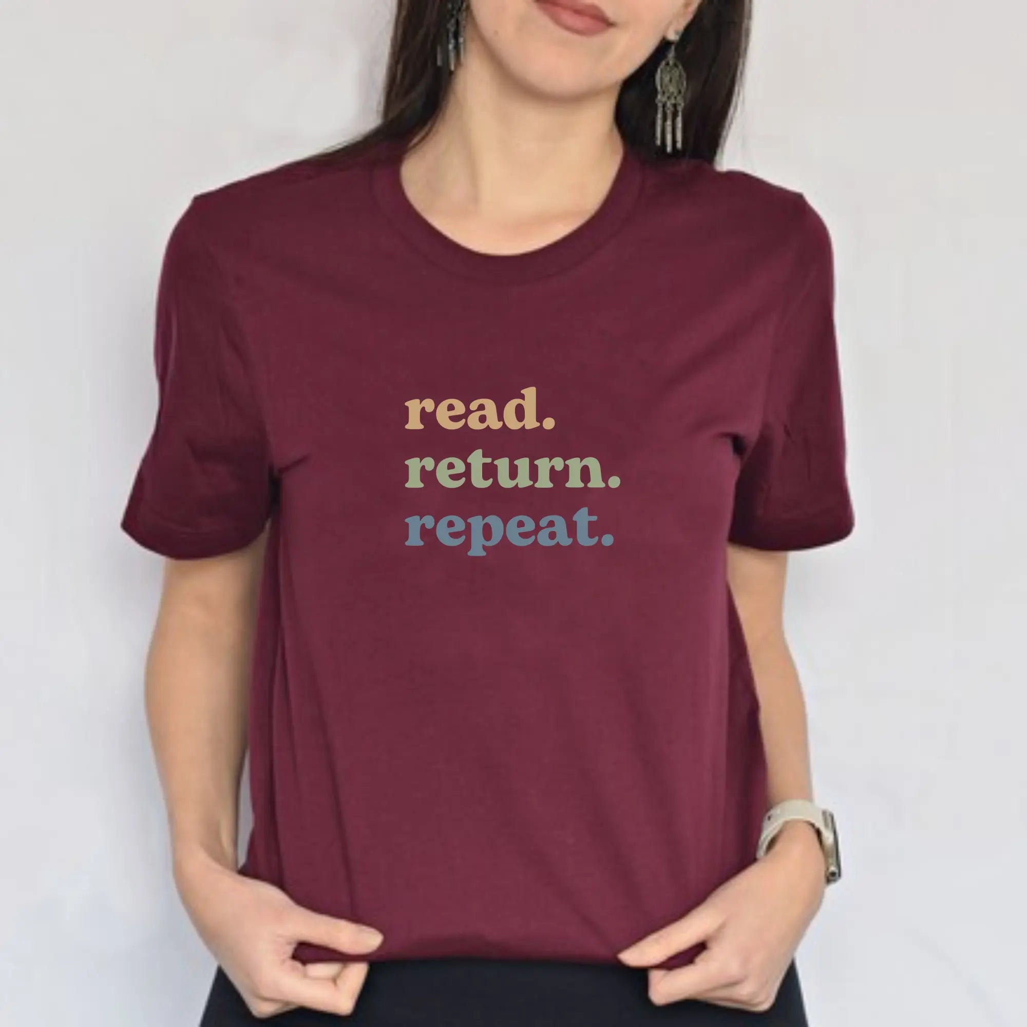 Read Return Repeat Unisex T-Shirt Printify