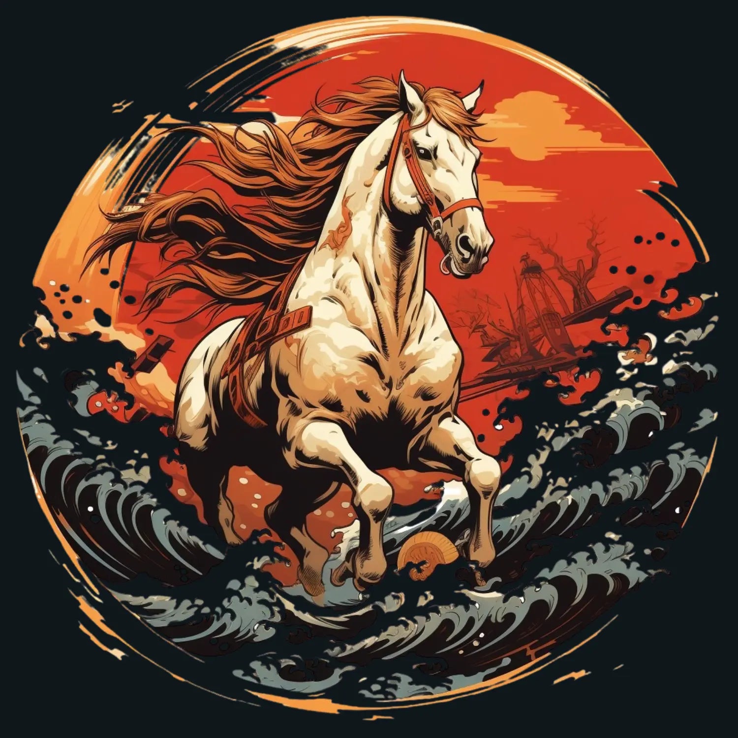 Sea Horse Unisex T-Shirt | Horse Shirts for Women and Men | Teezers Apparel - Teezers