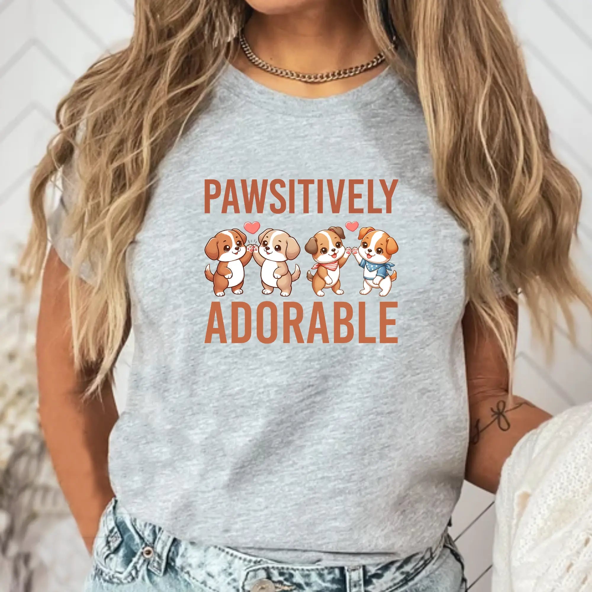 Pawsitively Adorable T-Shirt Unisex T-Shirt - Teezers