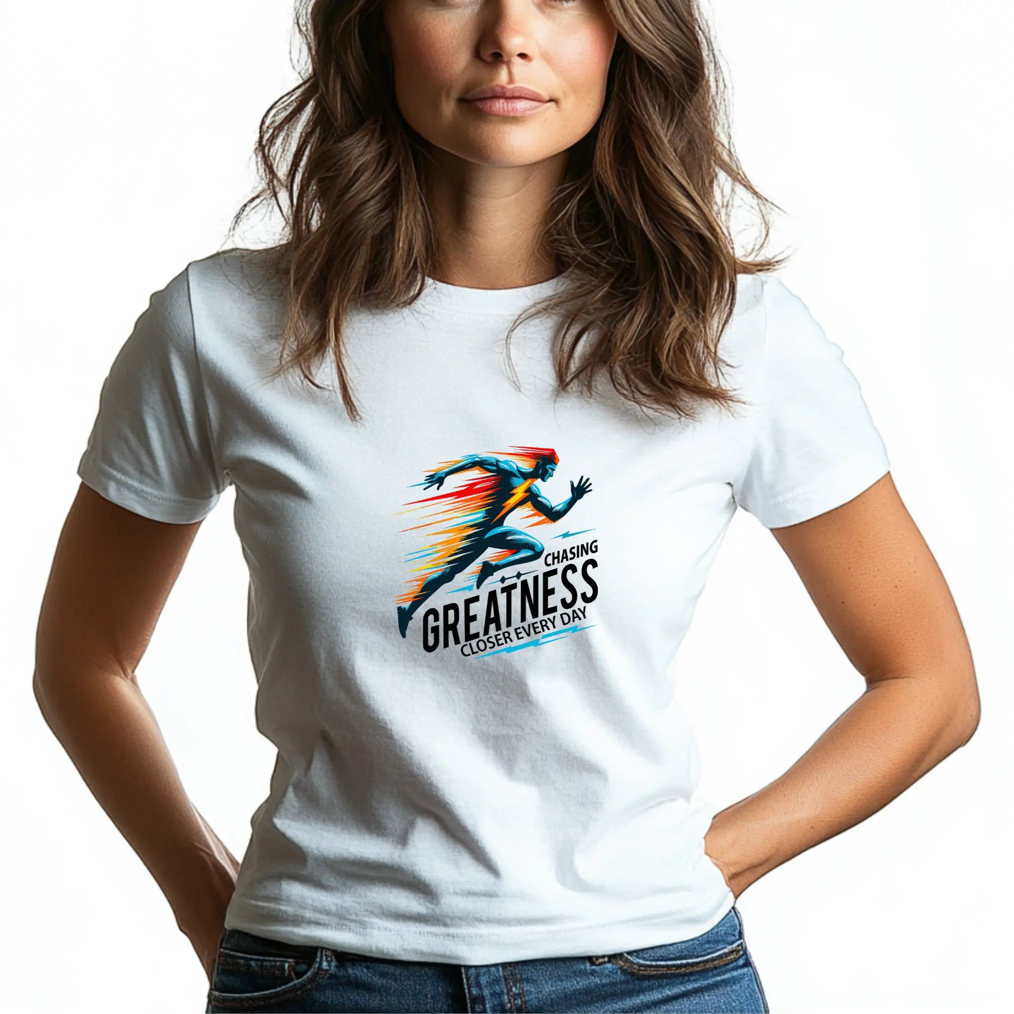 Chasing Greatness Unisex T-Shirt | Chasing Greatness Motivational T‑shirt | Teezers Apparel - Teezers