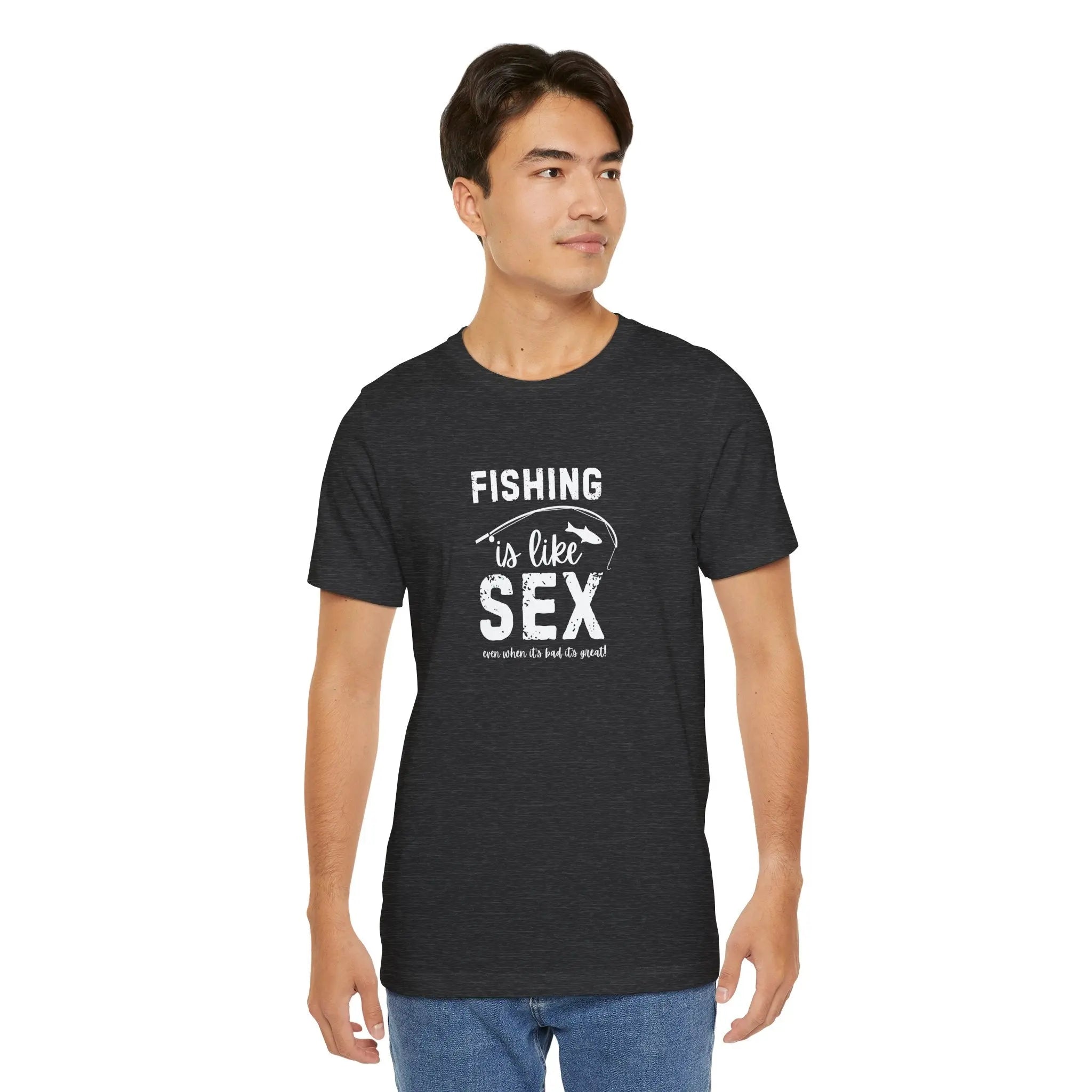 Fishing is Like Sex Men T-Shirt - Teezers