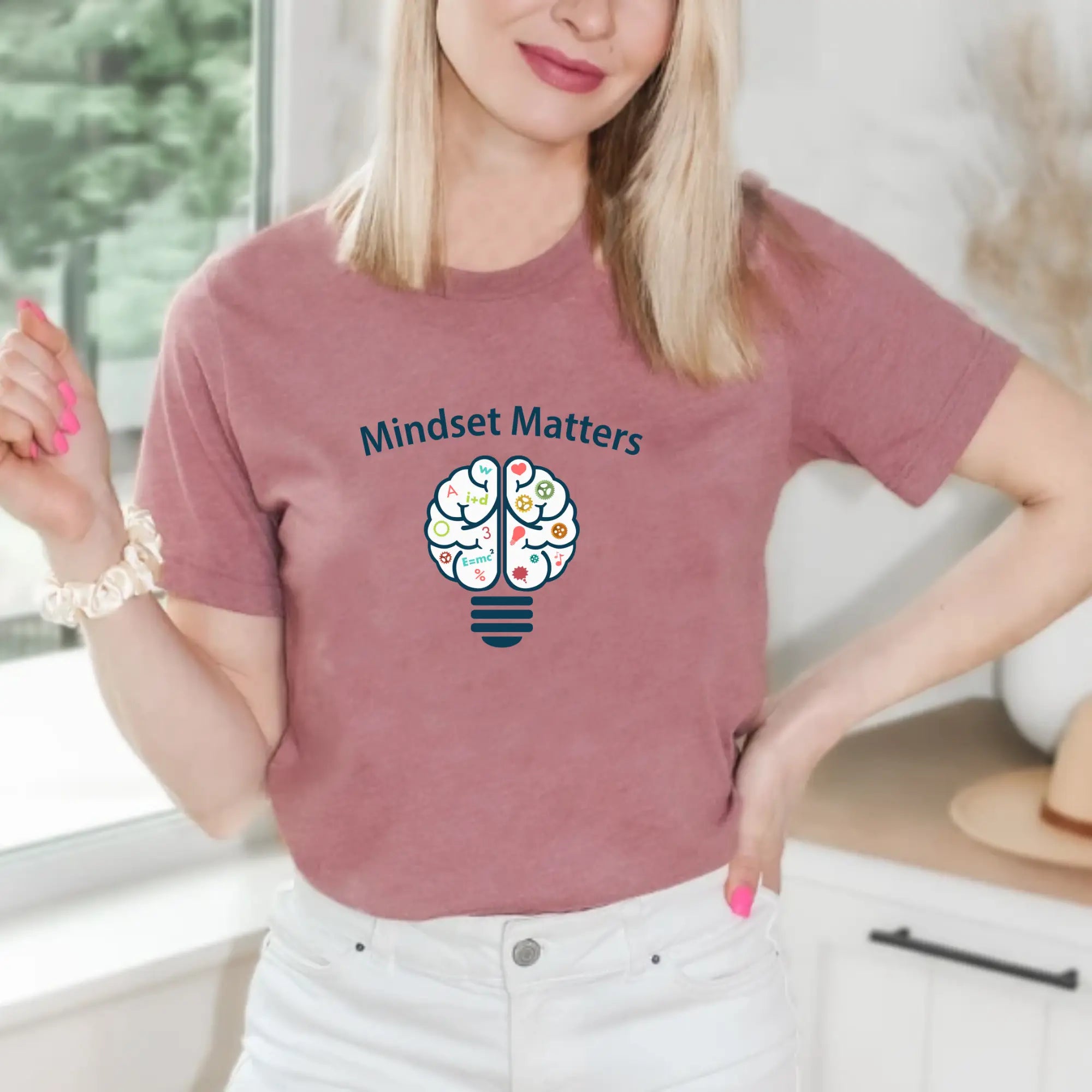 Mindset Matters Motivational Unisex T-Shirt - Teezers