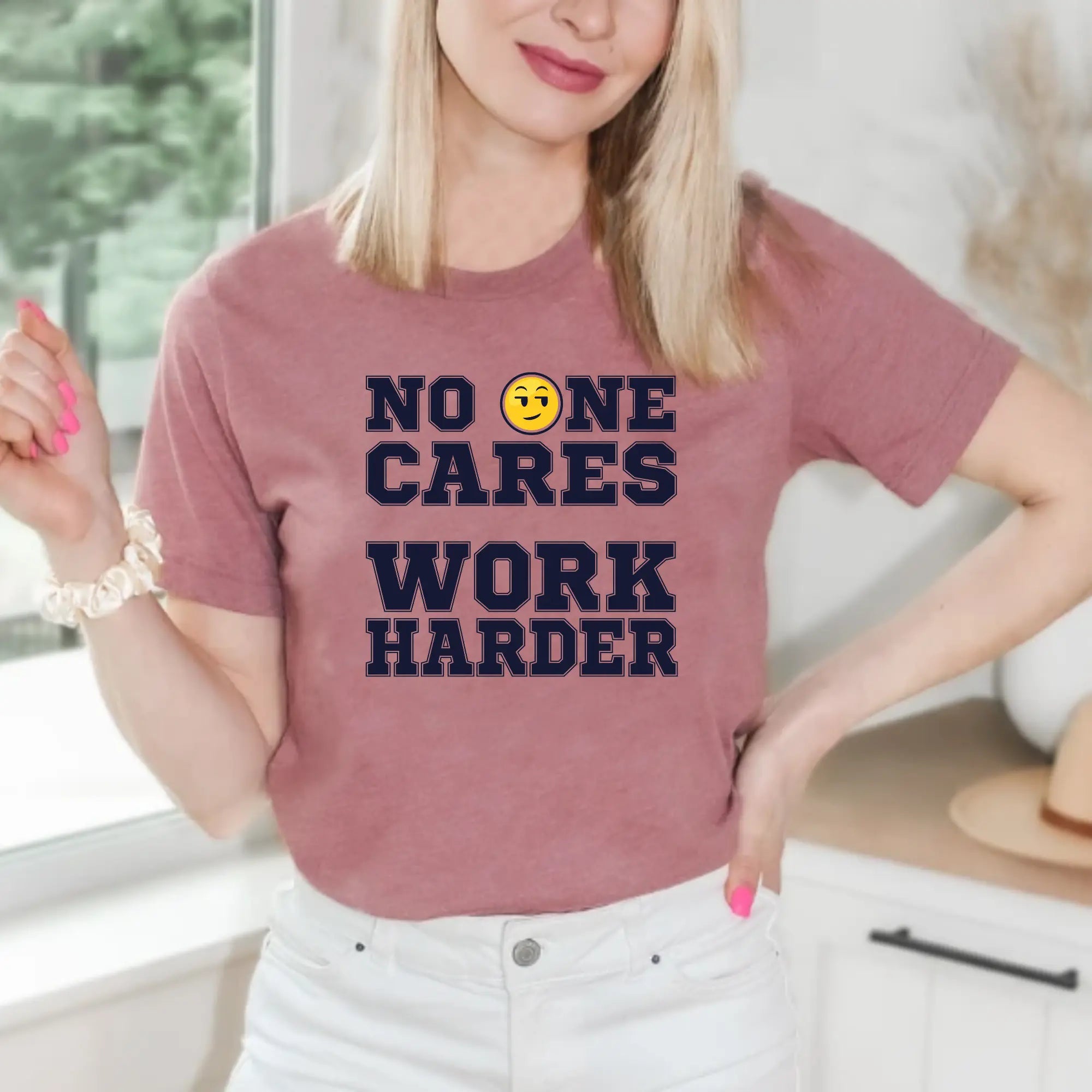 No One Cares Work Harder Unisex T-Shirt - Teezers