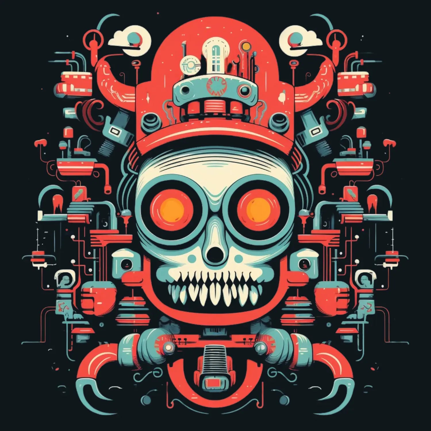 Robot 2 Unisex T-Shirt - Teezers