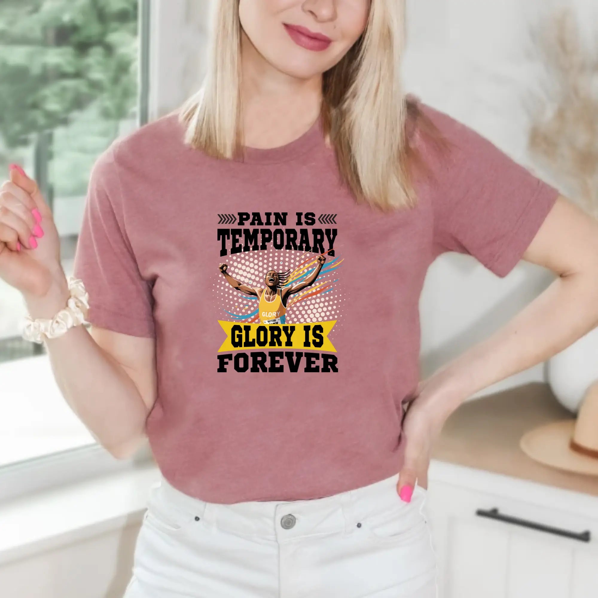 Pain is Temporary, Glory is Forever Unisex T-Shirt - Teezers