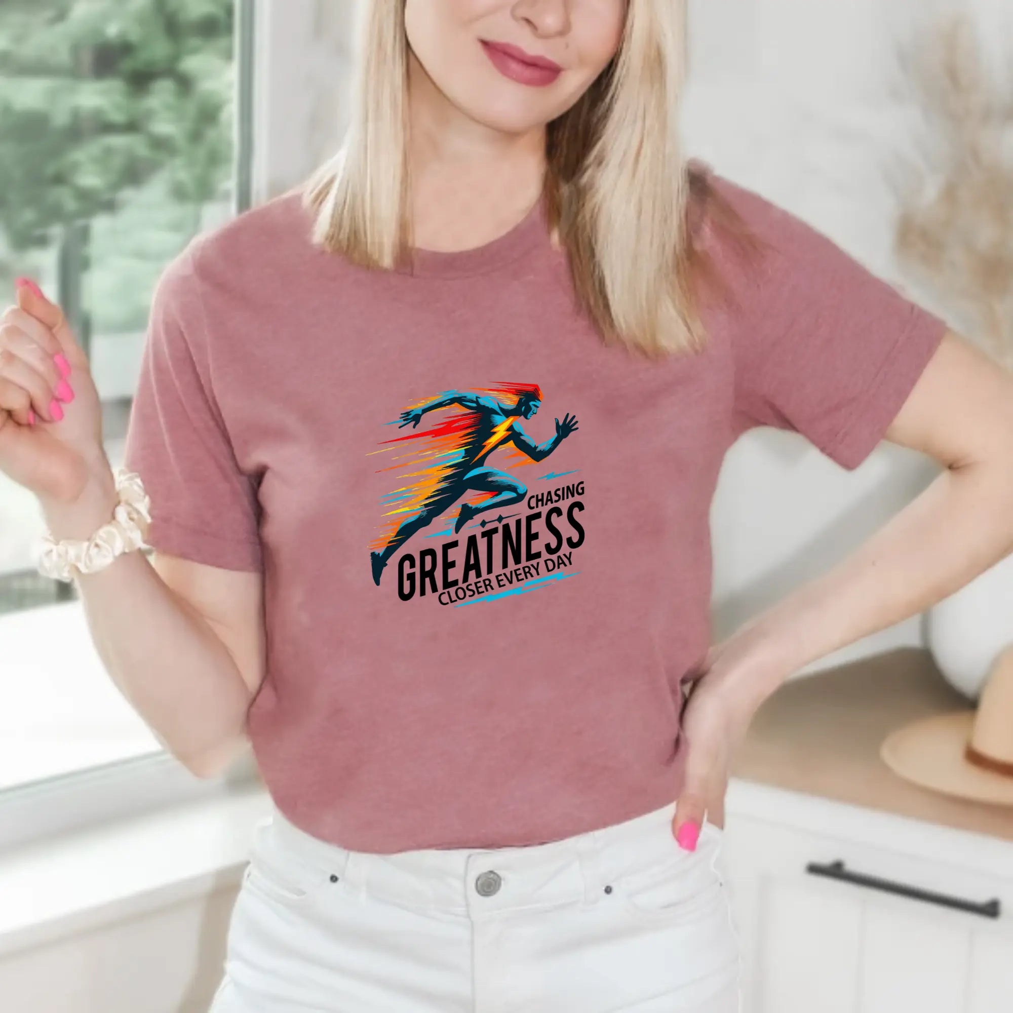 Chasing Greatness Unisex T-Shirt | Chasing Greatness Motivational T‑shirt | Teezers Apparel - Teezers