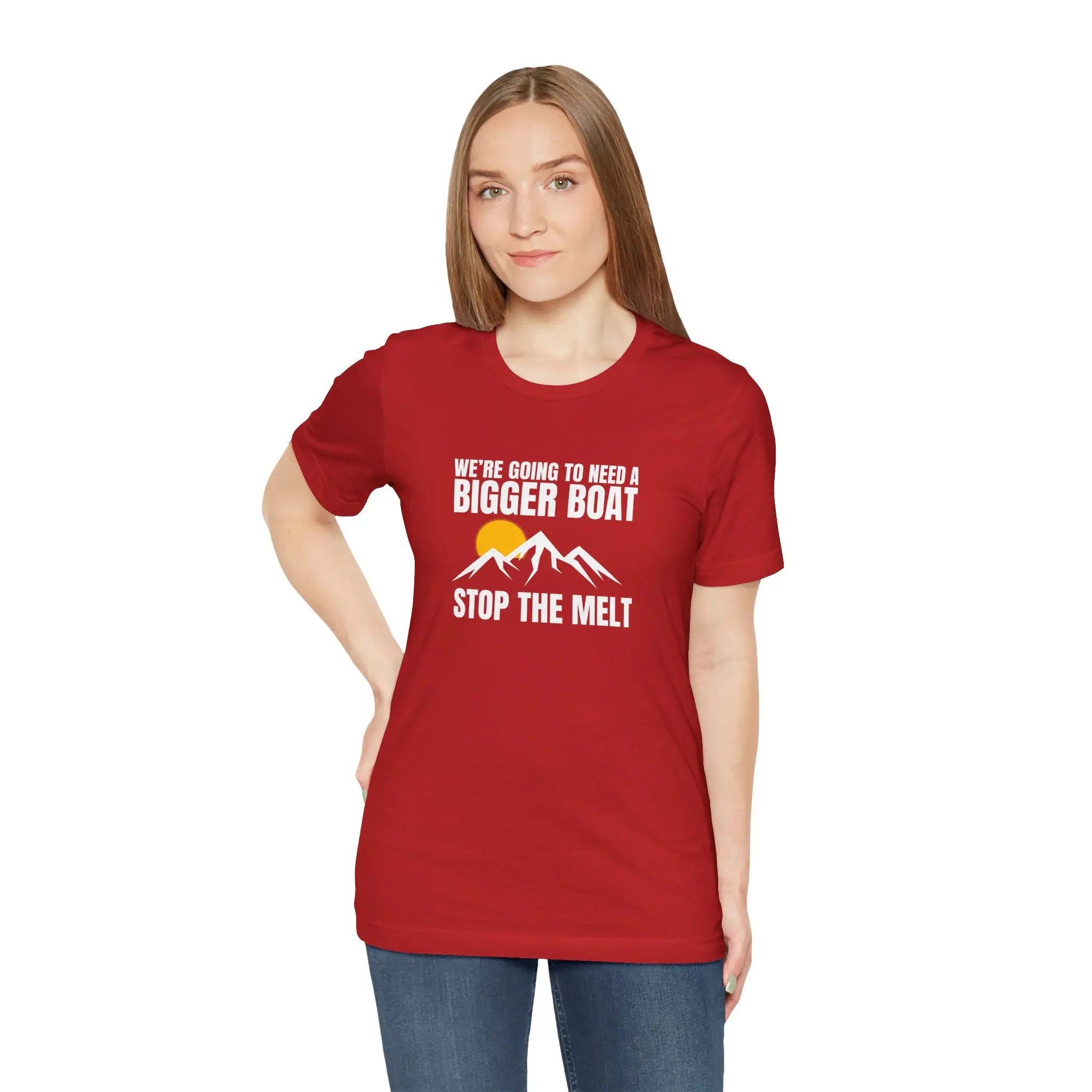 We're Going to Need a Big Boat – Stop the Melt Unisex Tshirt - Teezers
