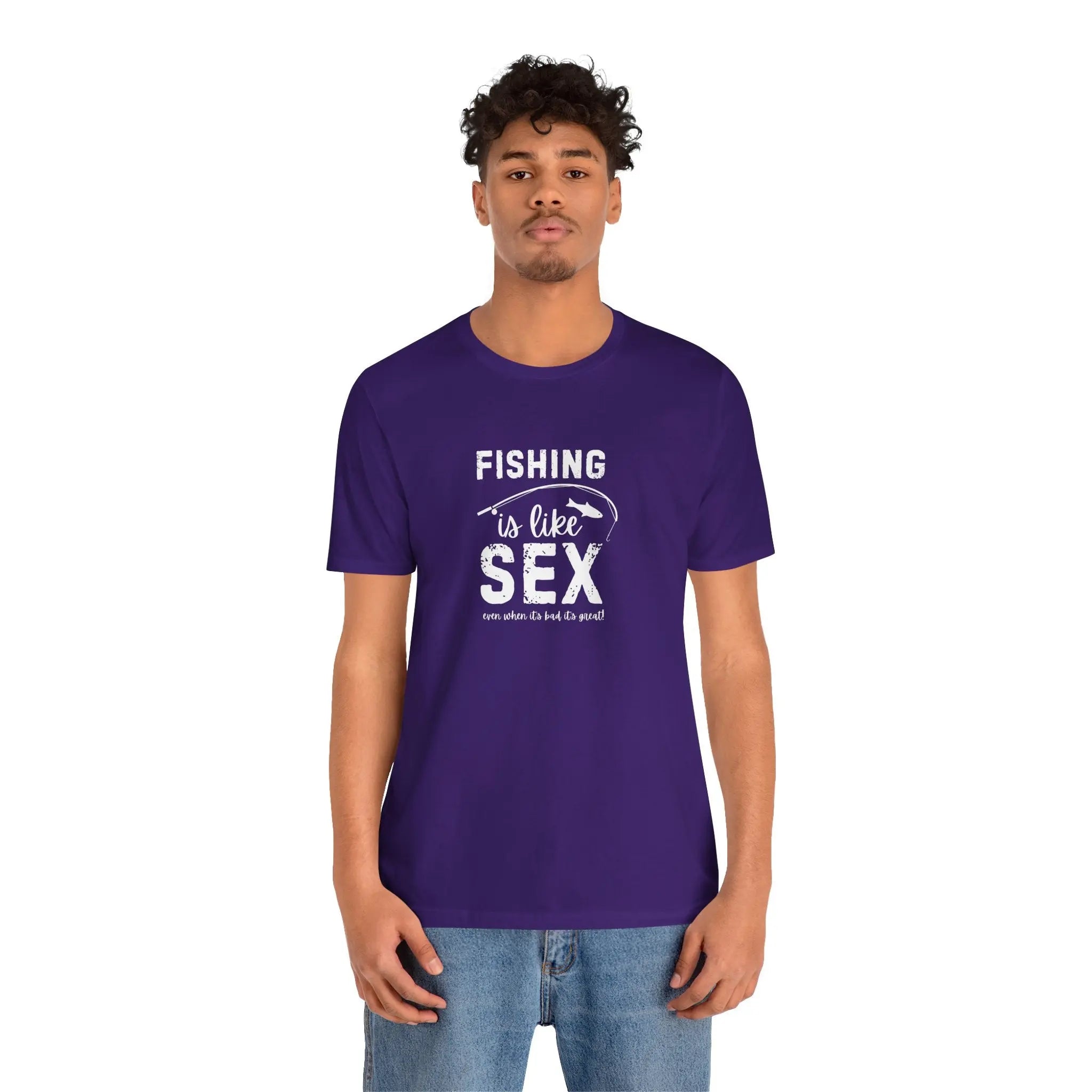 Fishing is Like Sex Men T-Shirt - Teezers