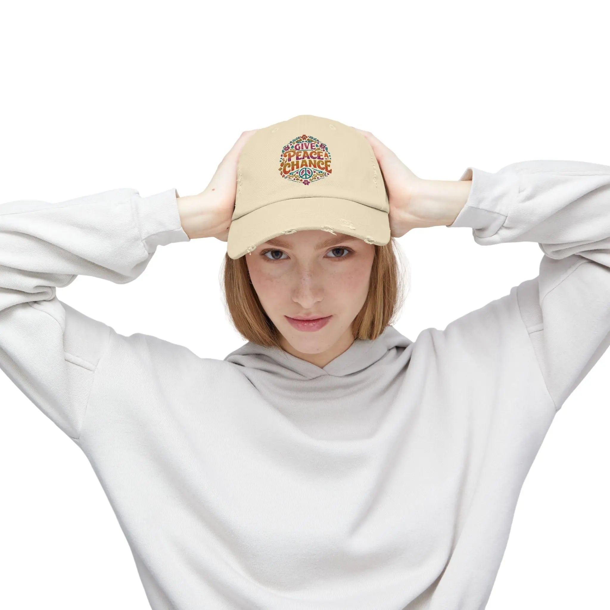 Give Peace a Chance Teezers Cap | Best Peace Protest Cap | Teezers Apparel - Teezers