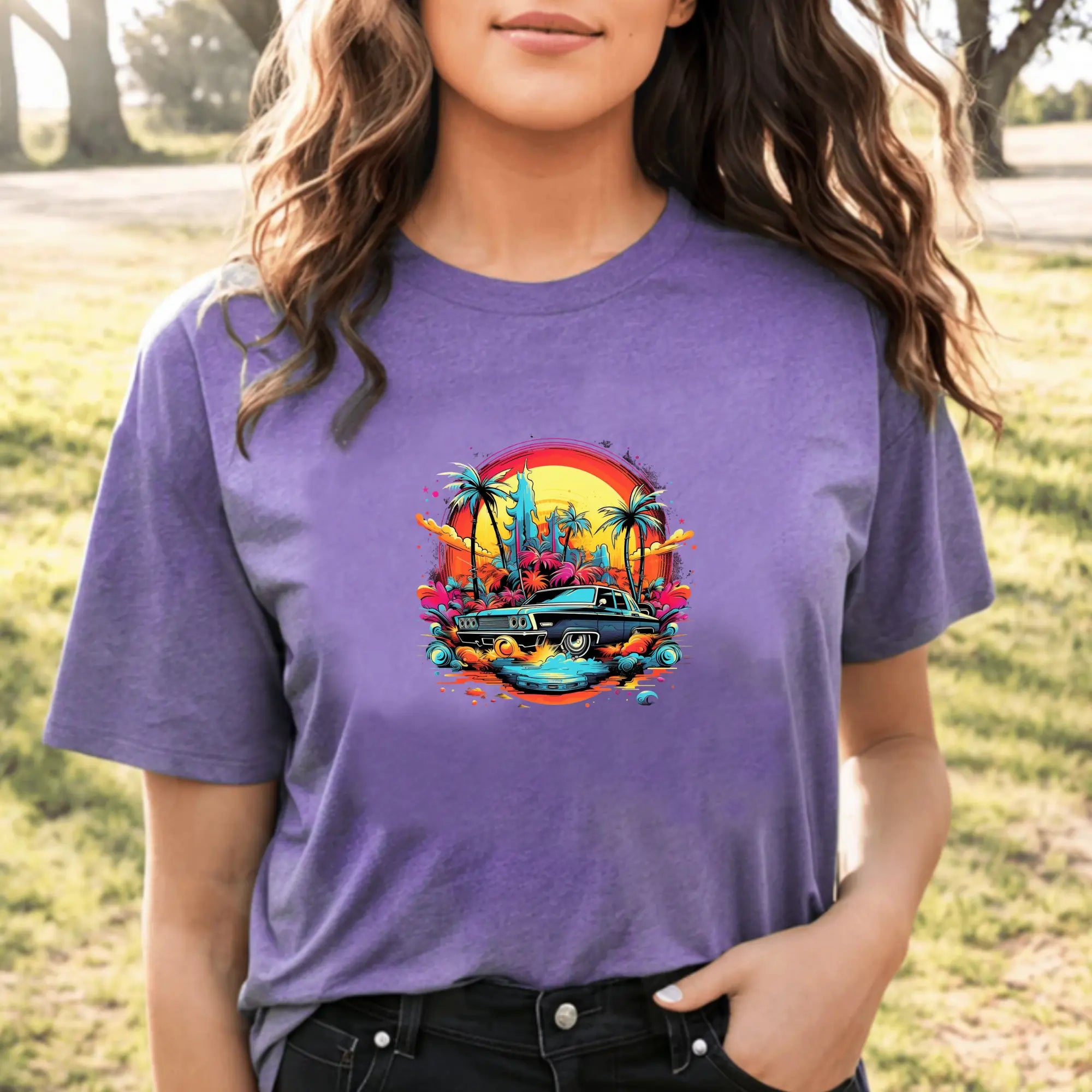 Retro Car Unisex T-Shirt - Teezers
