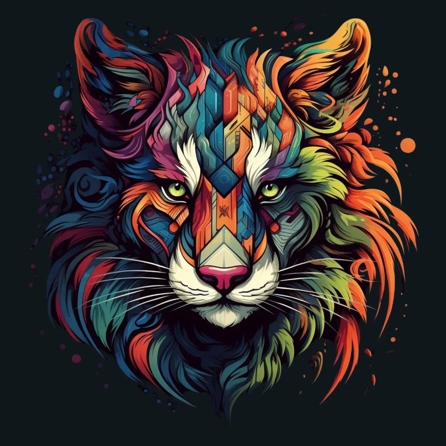 Rainbow Lion Unisex T-Shirt - Teezers