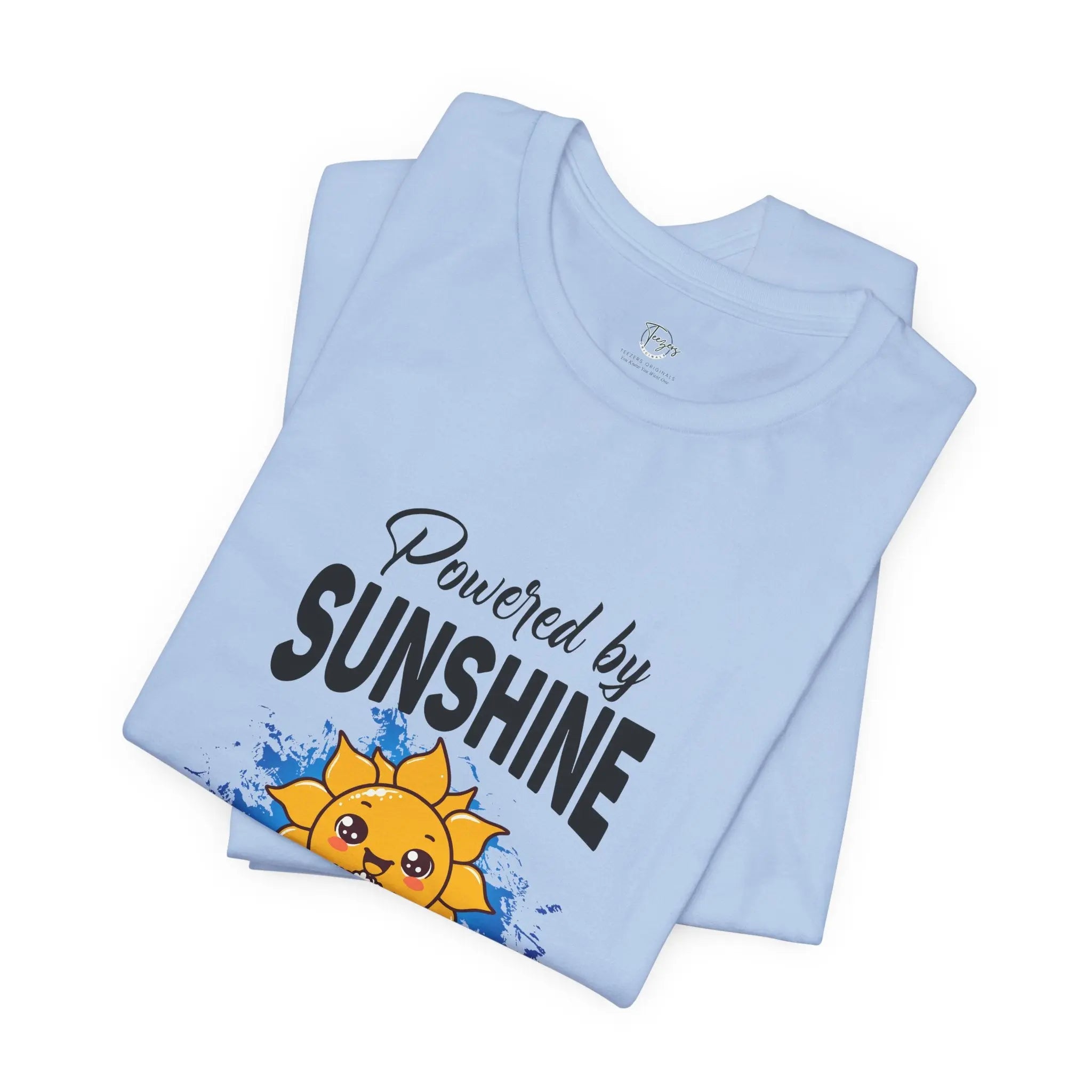 Powered By Sunshine & Snacks Unisex T-Shirt - Teezers