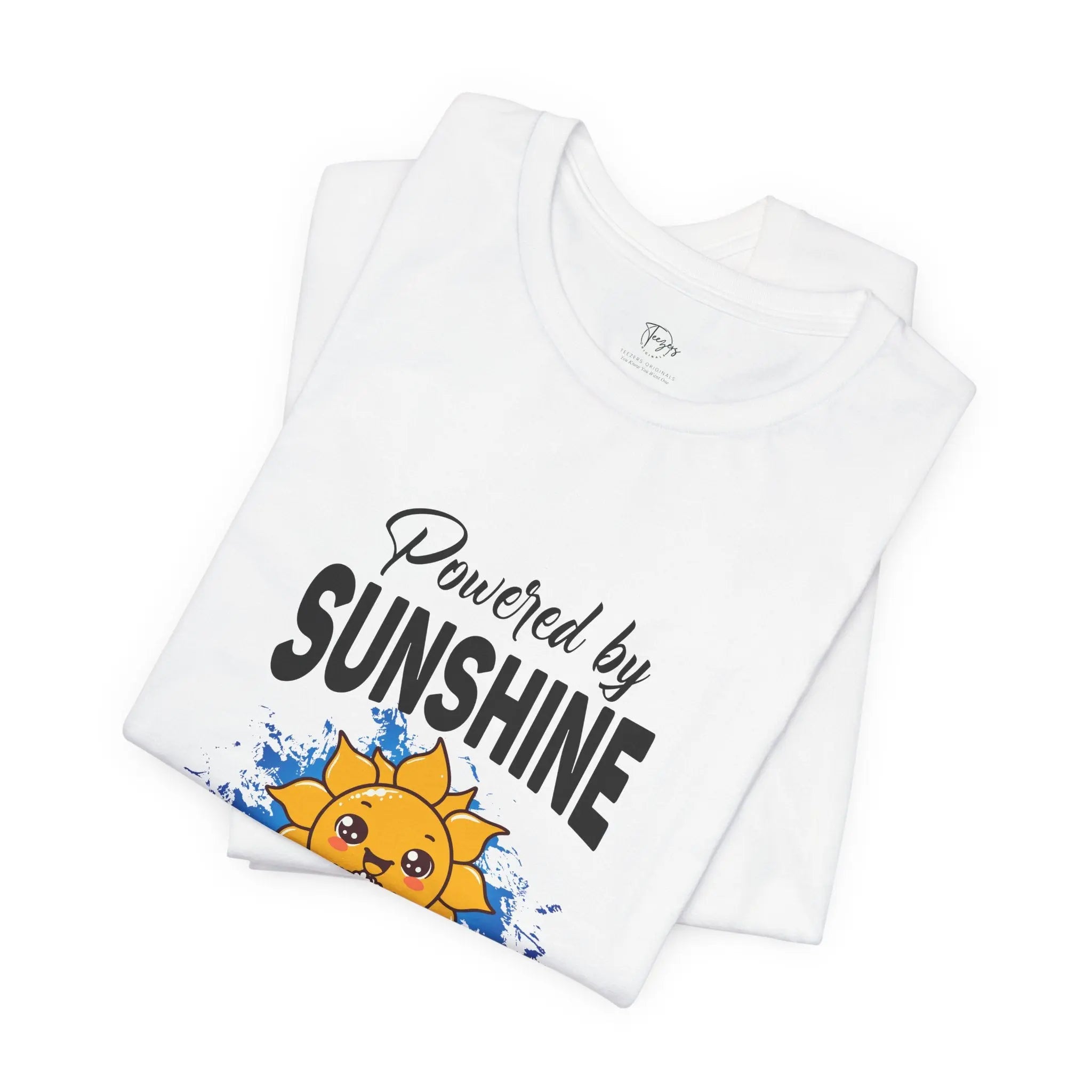 Powered By Sunshine & Snacks Unisex T-Shirt - Teezers