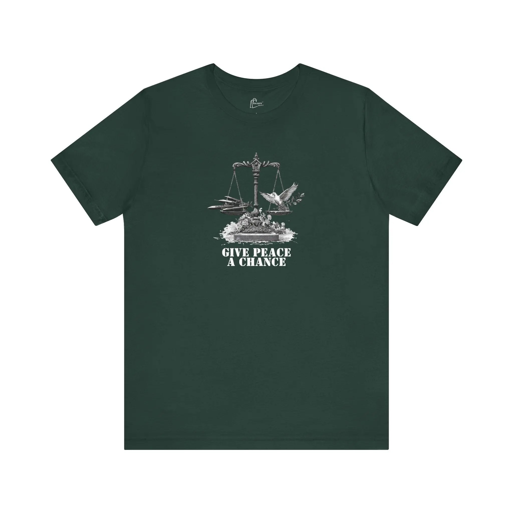 Scales of Peace Unisex T-Shirt | Buy Anti-War Graphic Tee | Teezers Apparel - Teezers
