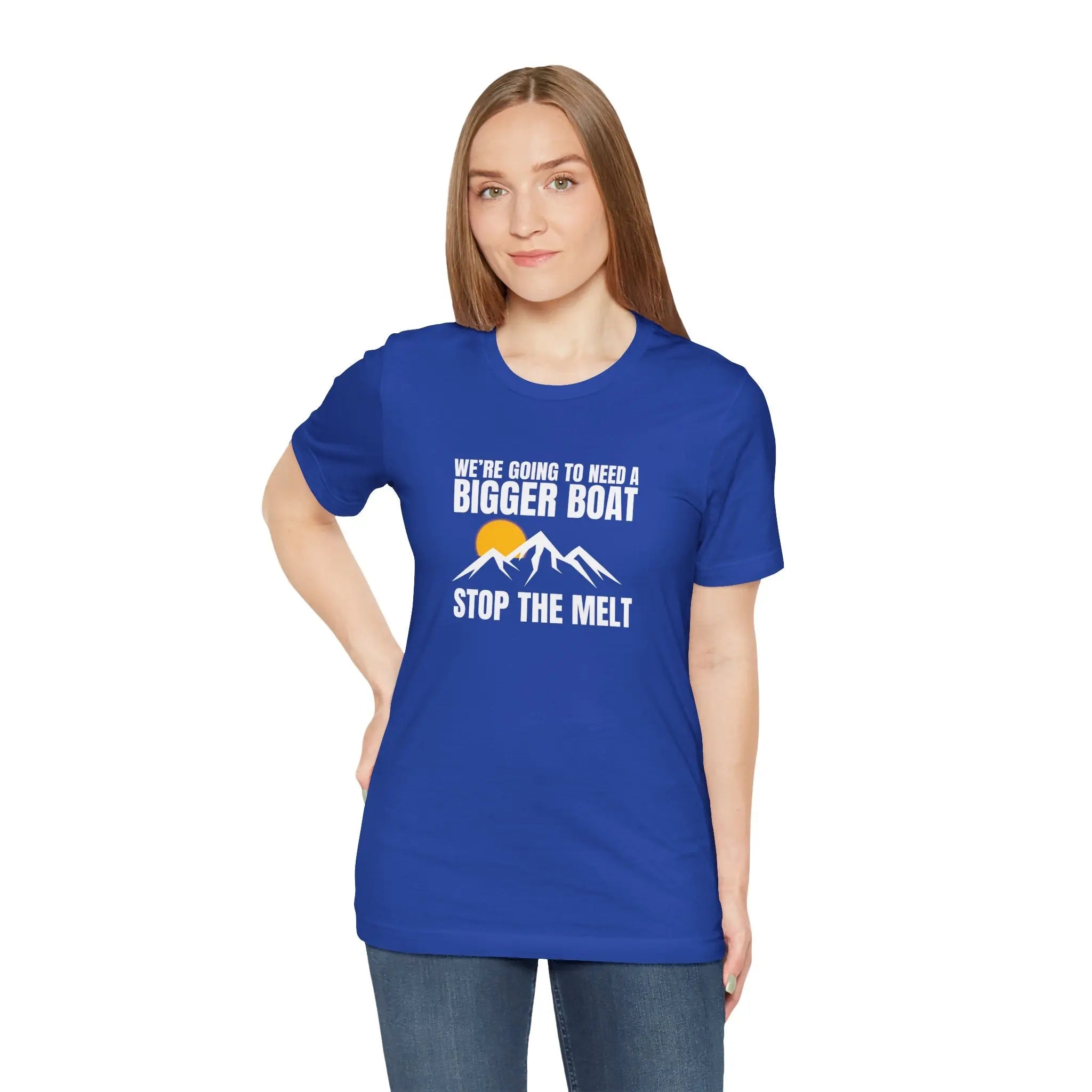 We're Going to Need a Big Boat – Stop the Melt Unisex Tshirt - Teezers