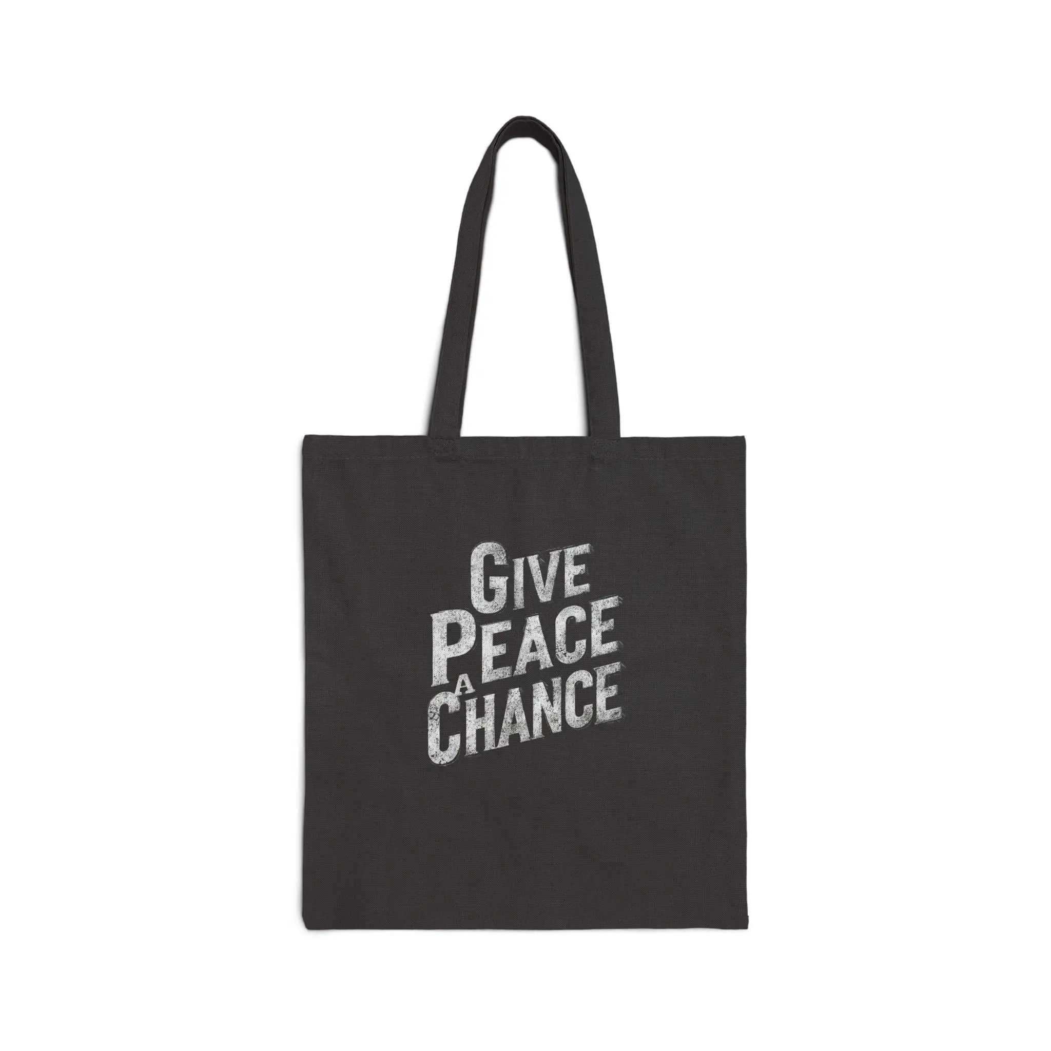 Give Peace A Chance | Best Anti-War Tote Bag Gift | Teezers Apparel - Teezers