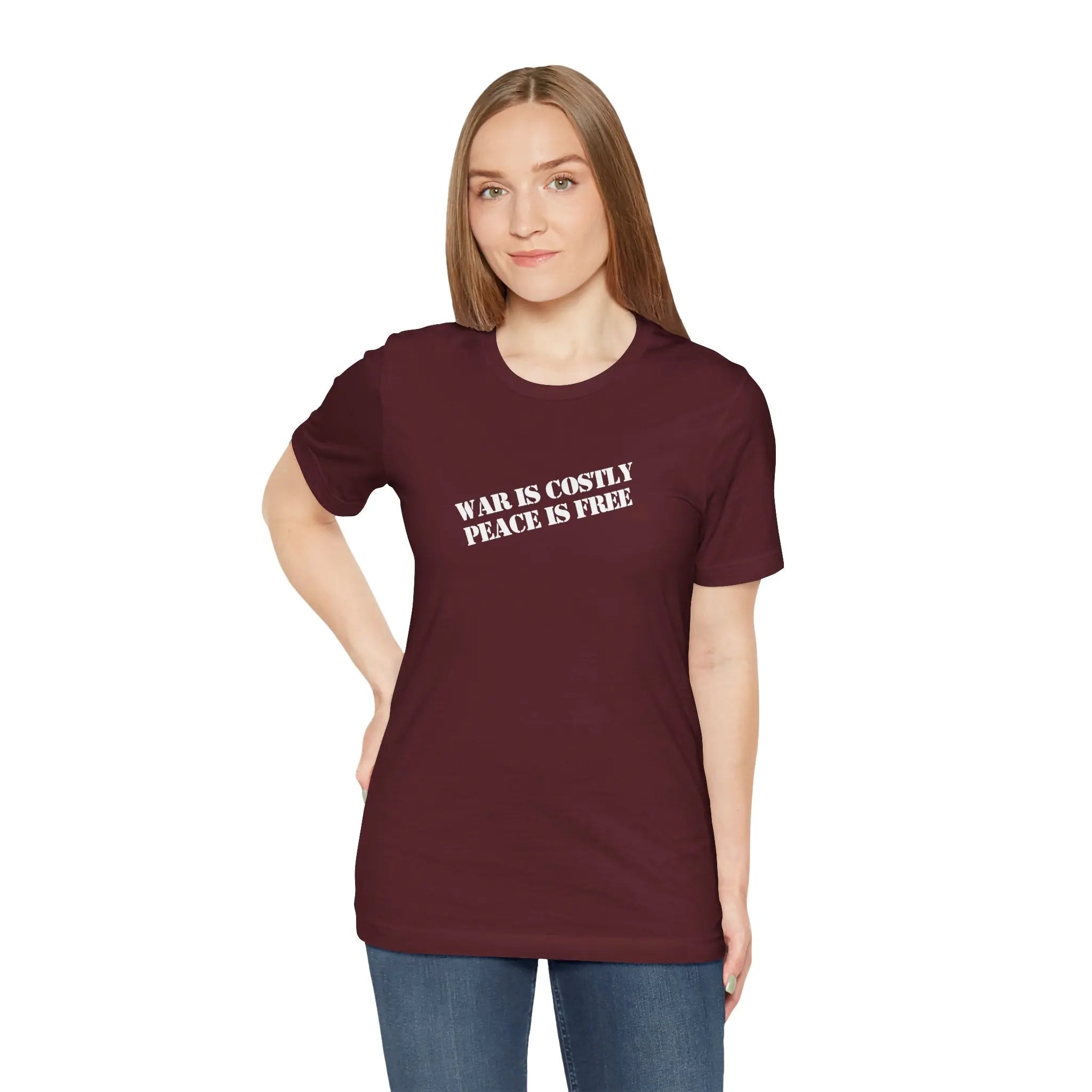 Price of Peace Unisex T-Shirt | Best Anti-War T-Shirt Gift For Him & Her | Teezers Apparel - Teezers