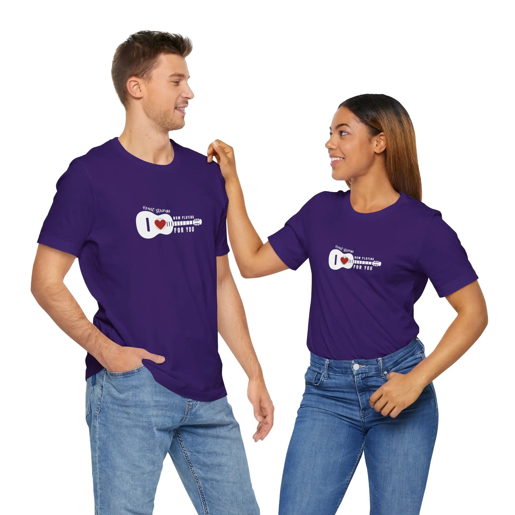 Heart Strings Now Playing For You Unisex T-Shirt - Teezers