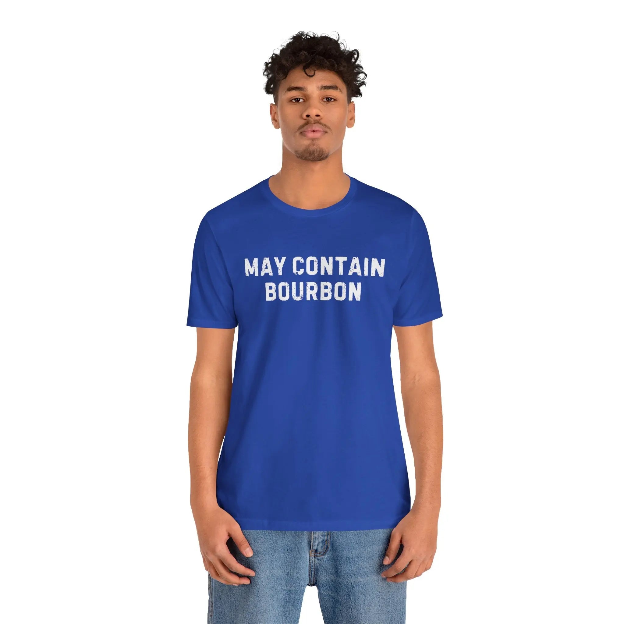 May Contain Bourbon Unisex Tshirt Printify