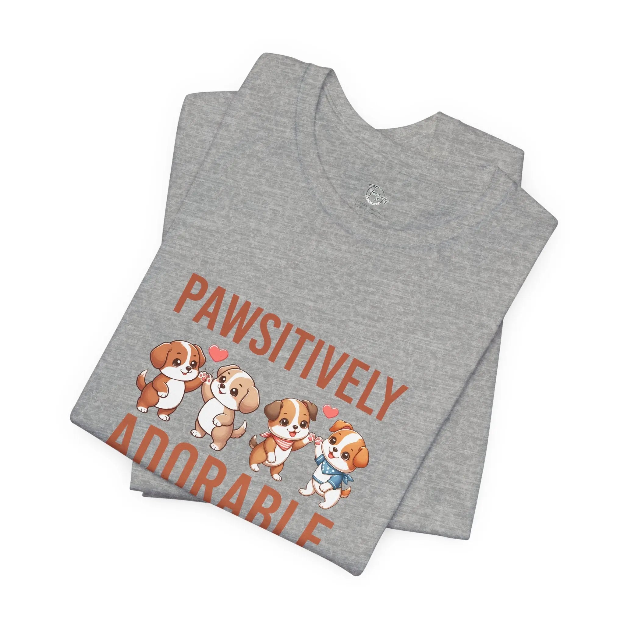 Pawsitively Adorable T-Shirt Unisex T-Shirt - Teezers