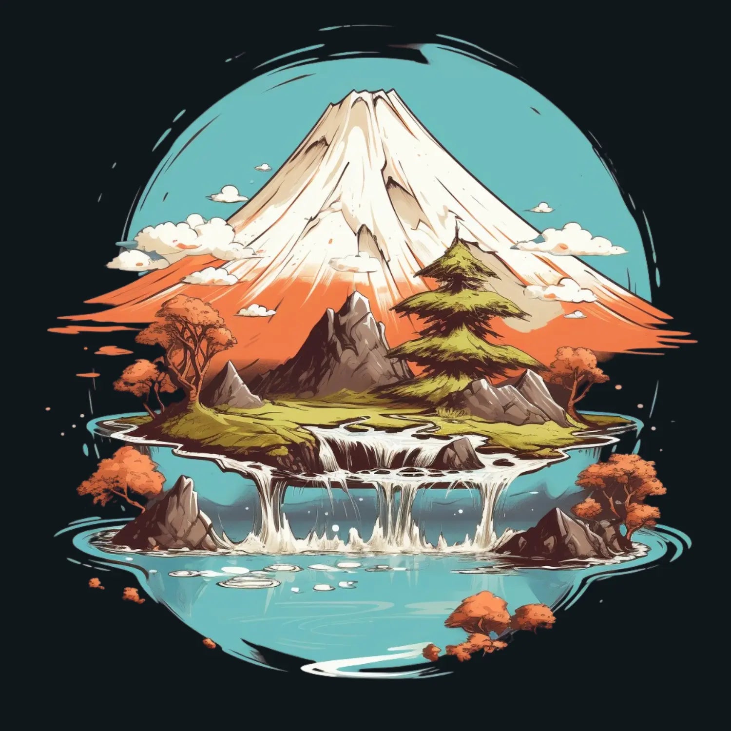 Fuji Unisex T-Shirt - Teezers