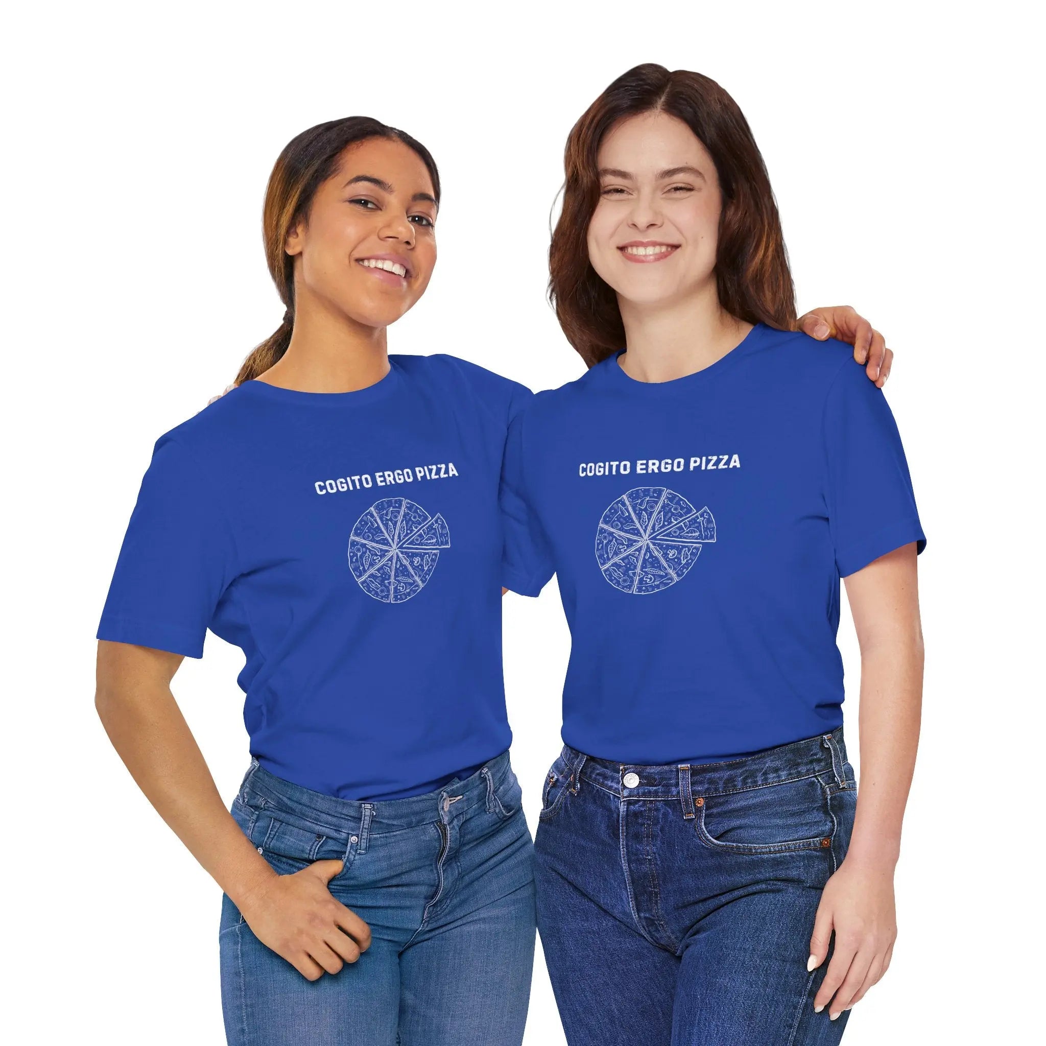 Cogito Ergo Pizza Unisex Tshirt - Teezers